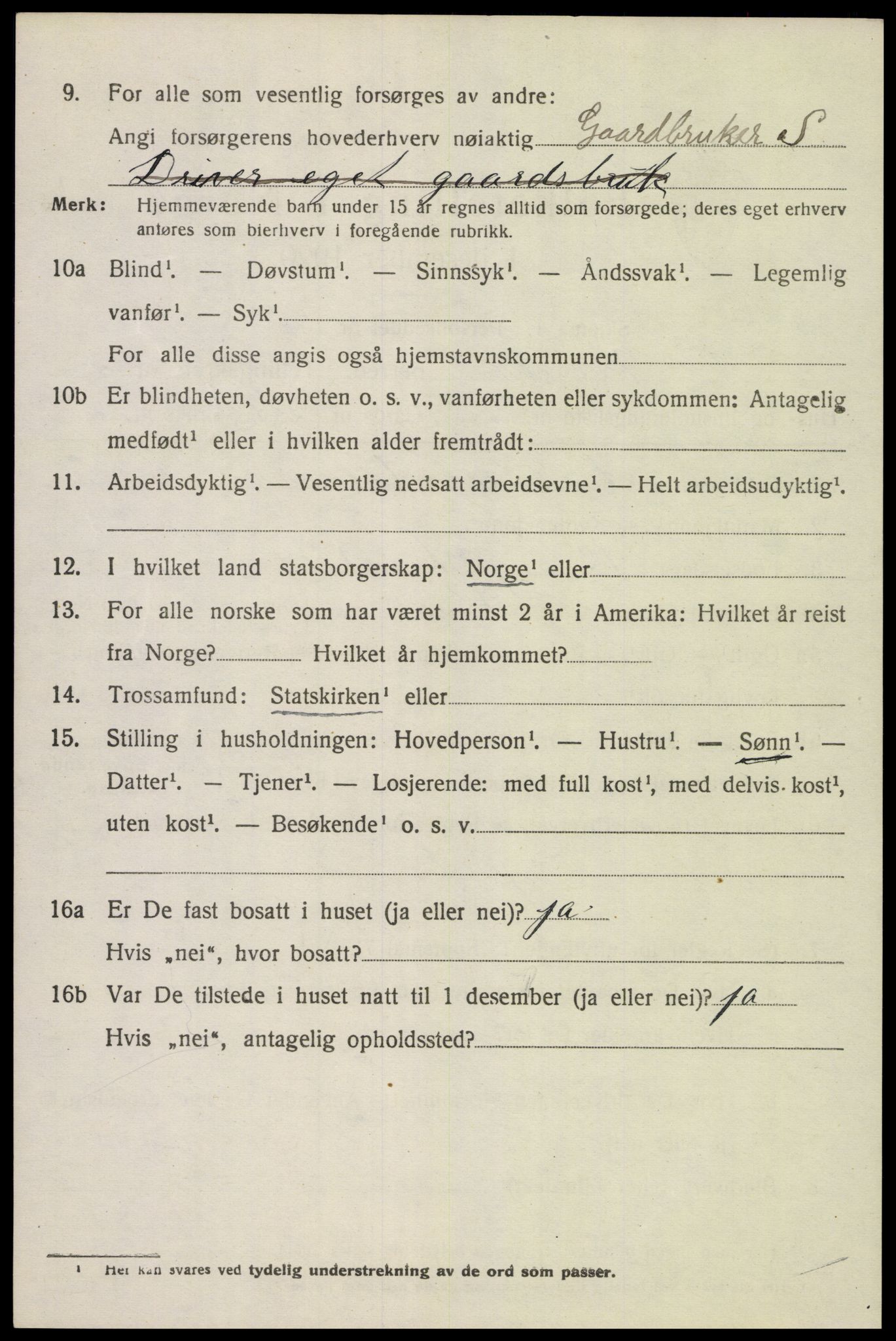 SAK, 1920 census for Kvås, 1920, p. 675