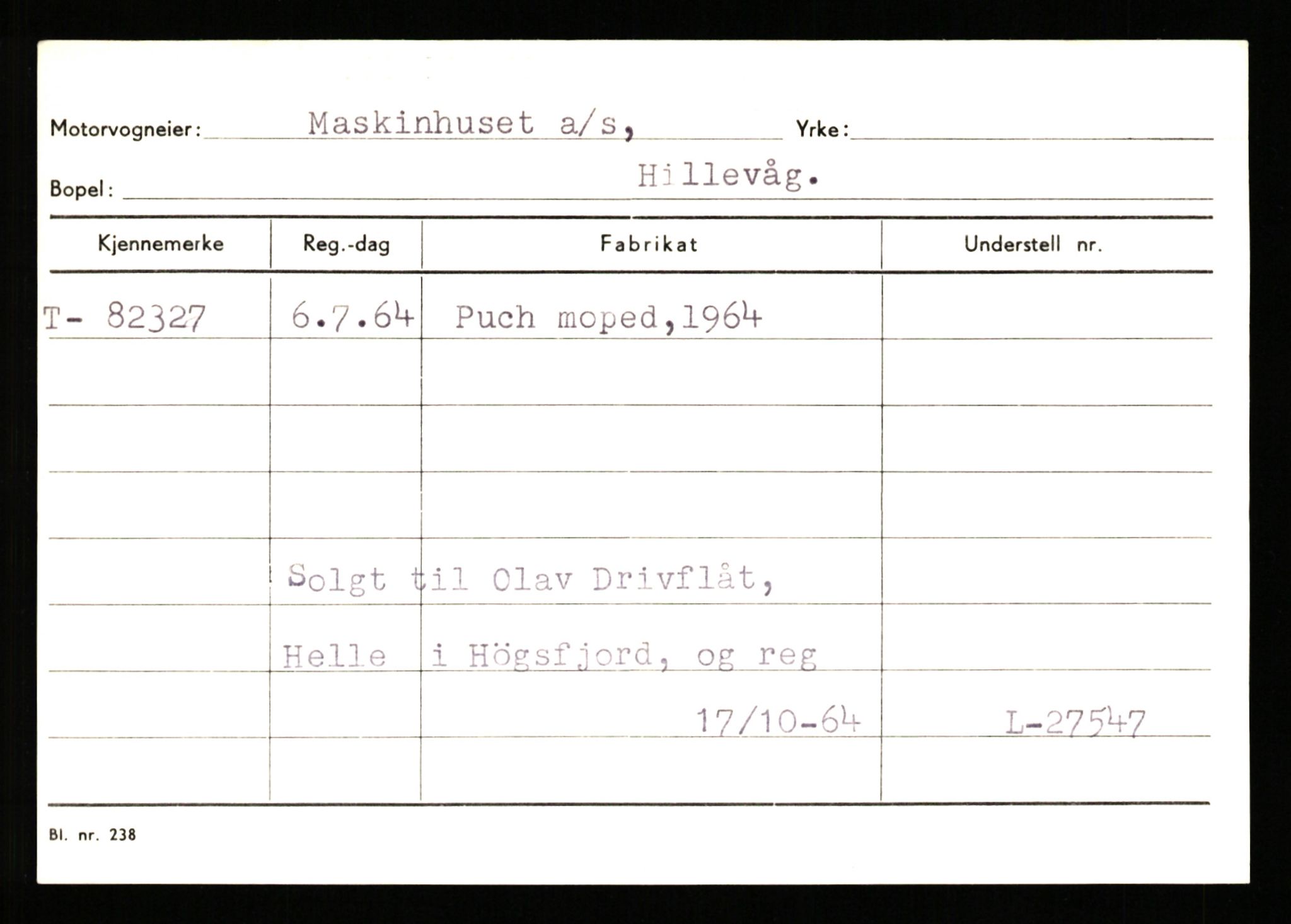 Stavanger trafikkstasjon, AV/SAST-A-101942/0/G/L0008: Registreringsnummer: 67519 - 84533, 1930-1971, p. 2822