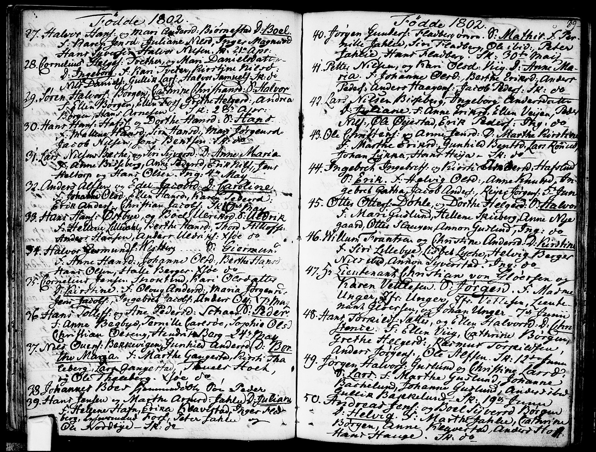 Skjeberg prestekontor Kirkebøker, SAO/A-10923/F/Fa/L0003: Parish register (official) no. I 3, 1792-1814, p. 39