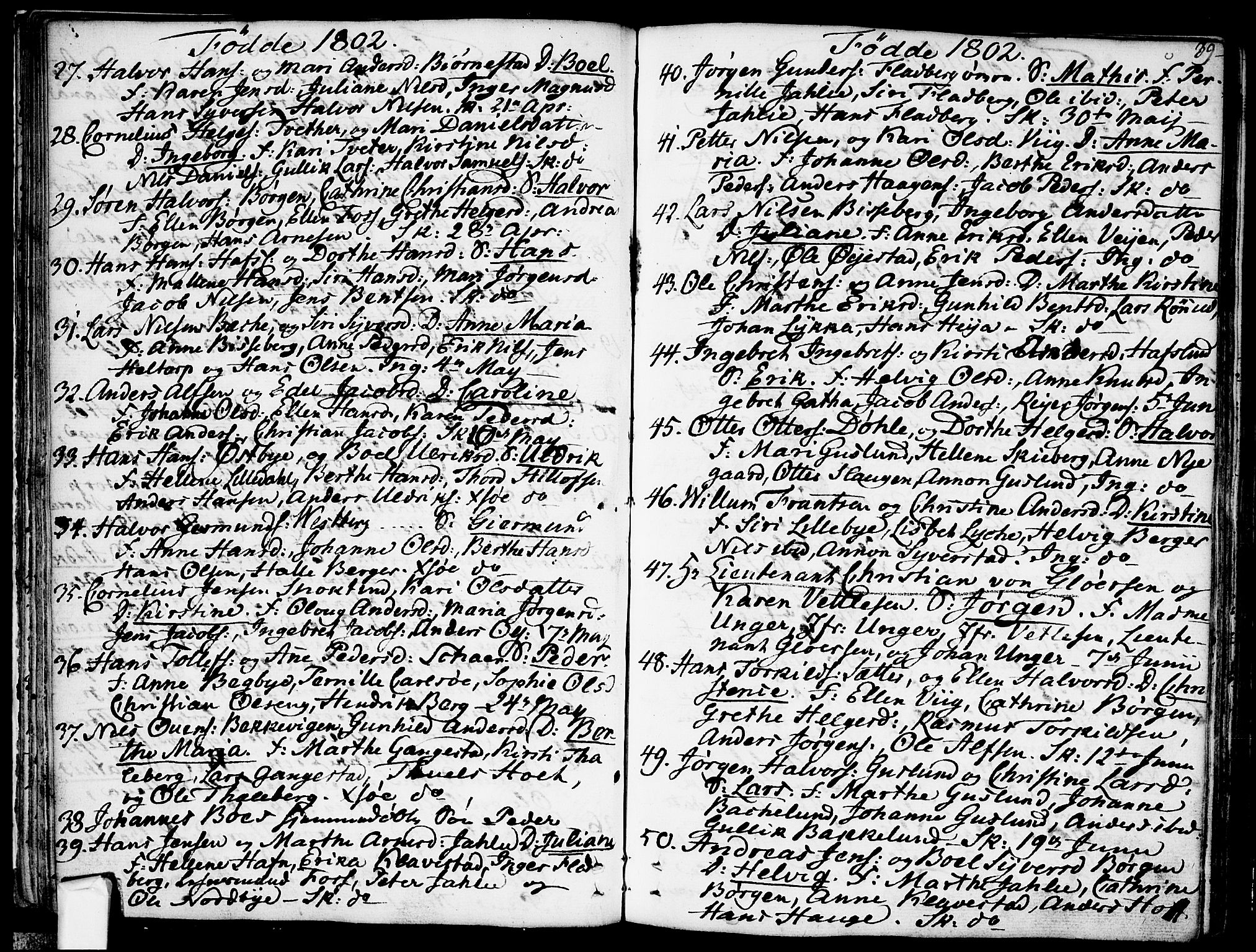 Skjeberg prestekontor Kirkebøker, AV/SAO-A-10923/F/Fa/L0003: Parish register (official) no. I 3, 1792-1814, p. 39