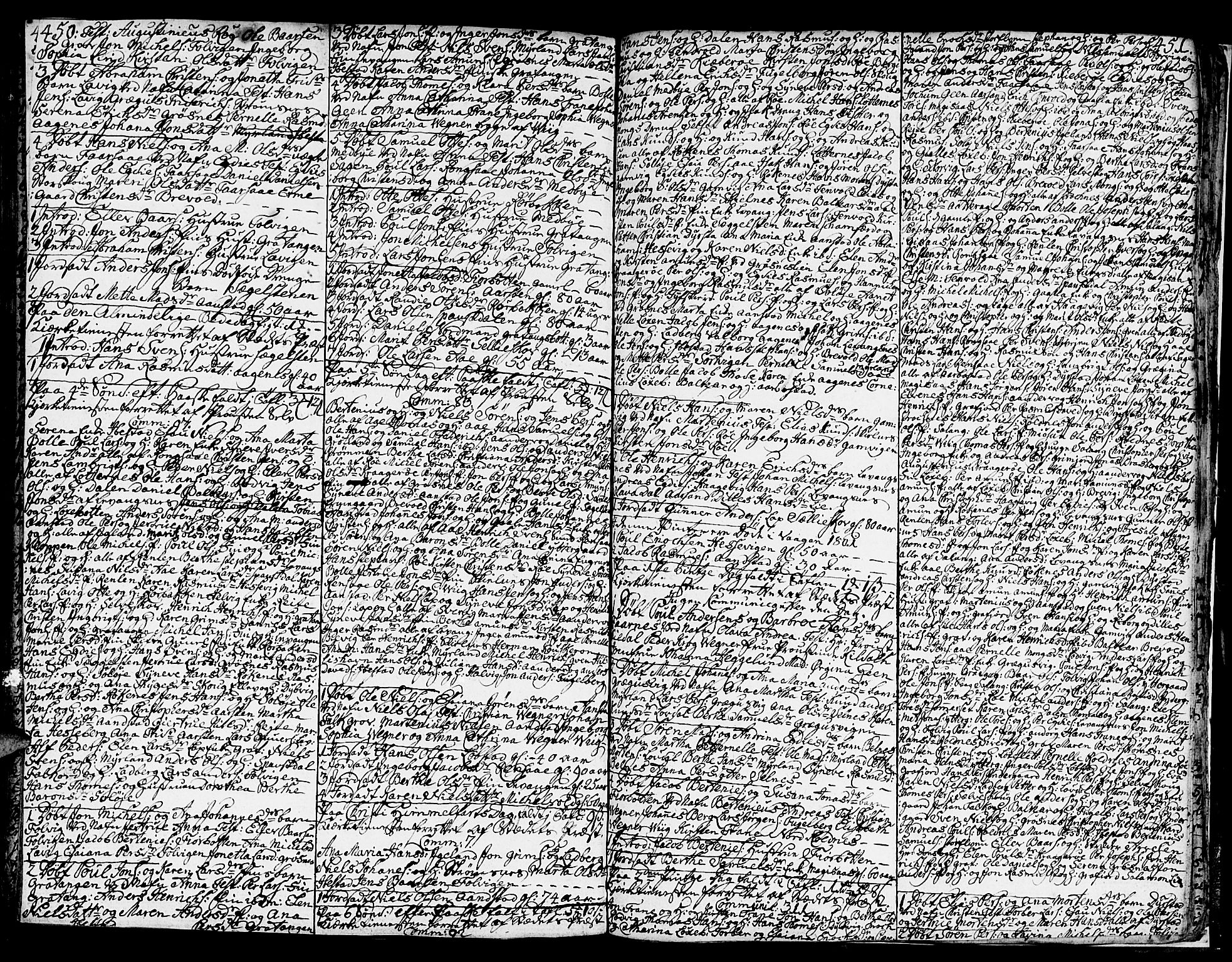 Ibestad sokneprestembete, SATØ/S-0077/H/Ha/Hab/L0001klokker: Parish register (copy) no. 1, 1776-1808, p. 450-451
