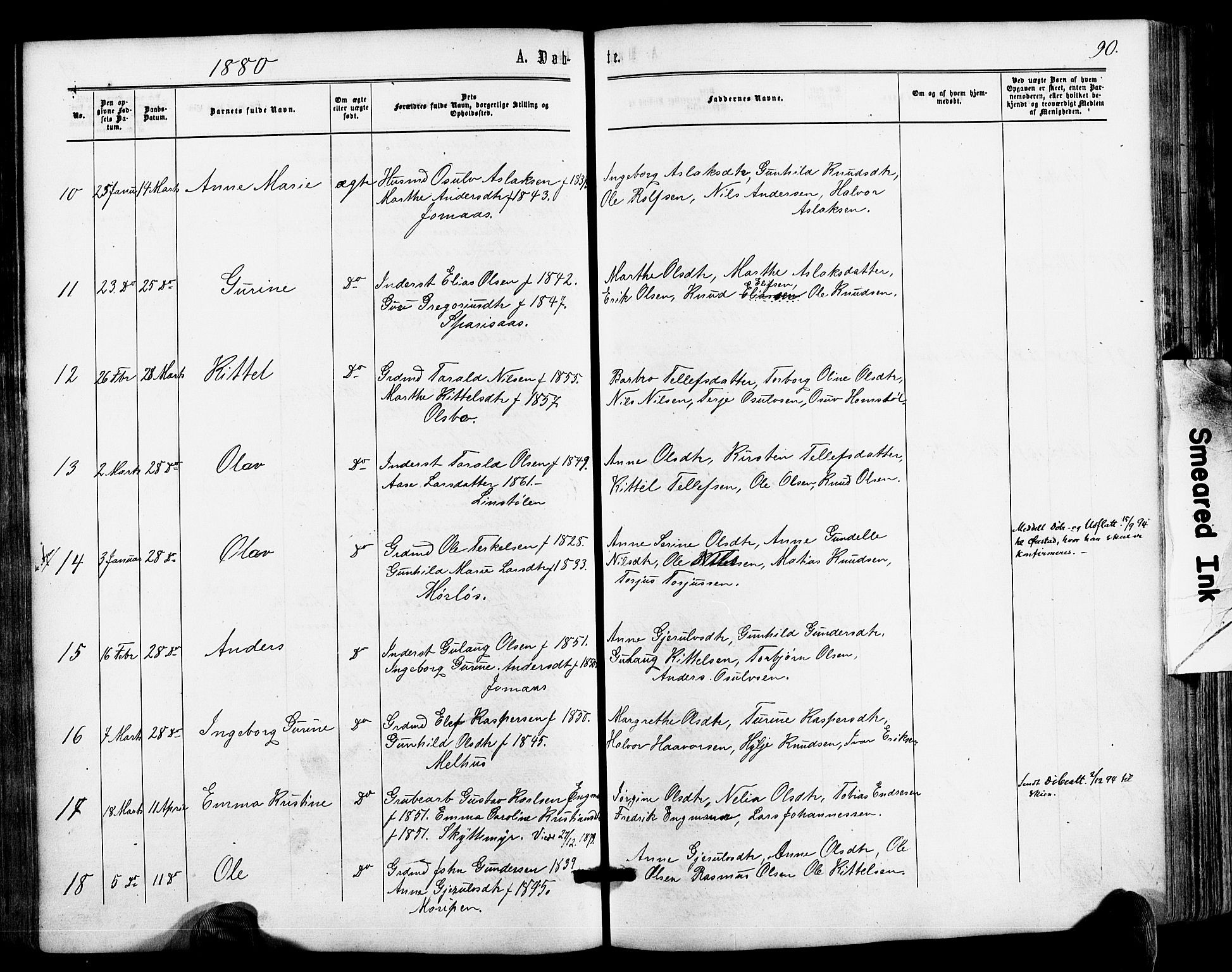 Froland sokneprestkontor, AV/SAK-1111-0013/F/Fa/L0003: Parish register (official) no. A 3, 1864-1881, p. 90