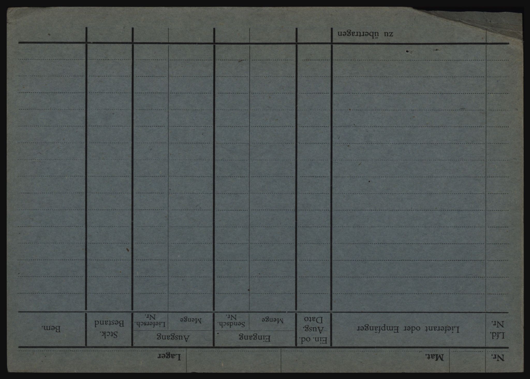 Tyske arkiver, Organisation Todt (OT), Einsatzgruppe Wiking, AV/RA-RAFA-2188/1/O/O12/L0002: Kartotek - Elektromaterial etc A-Z, 1940-1945, p. 5