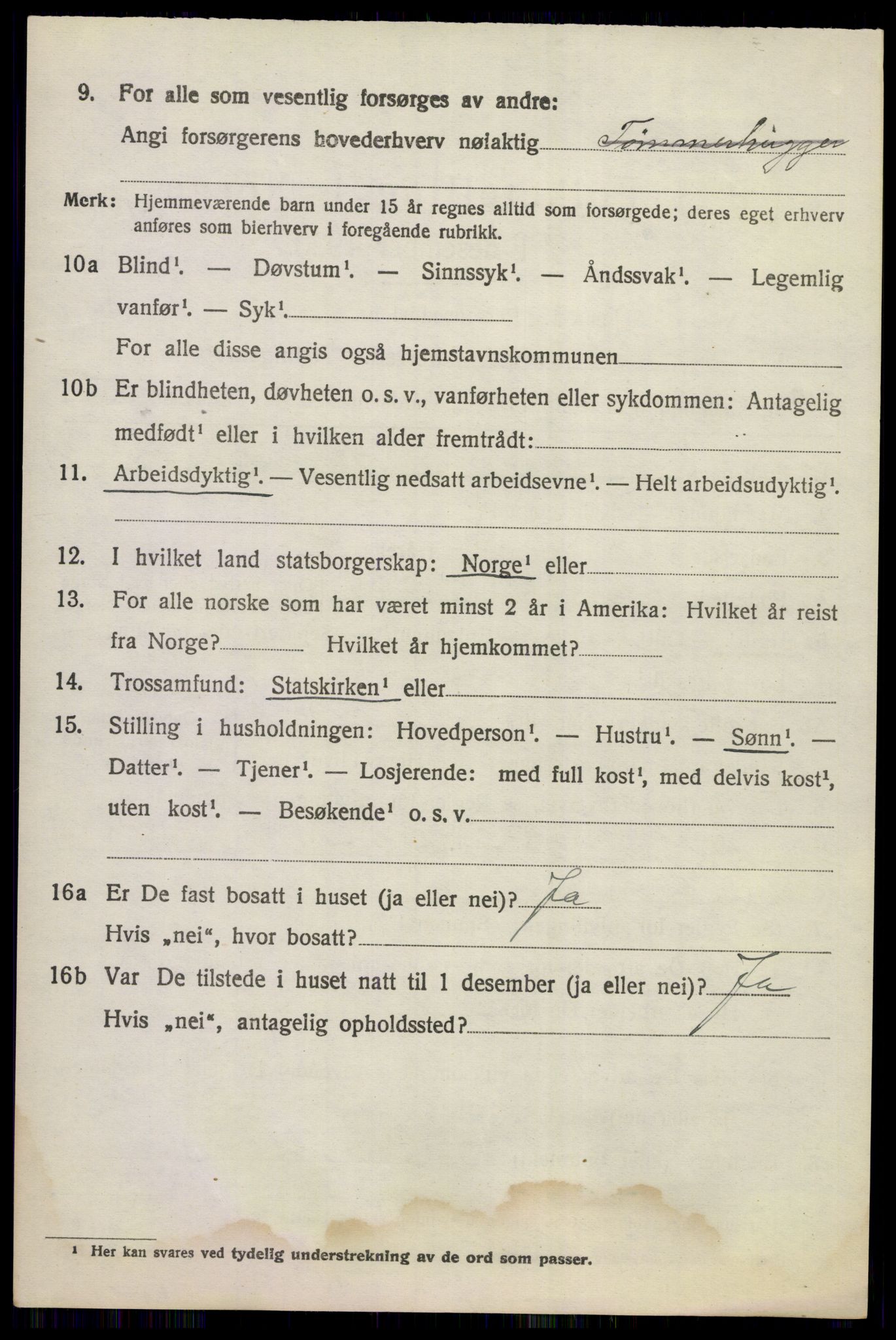 SAKO, 1920 census for Norderhov, 1920, p. 3617