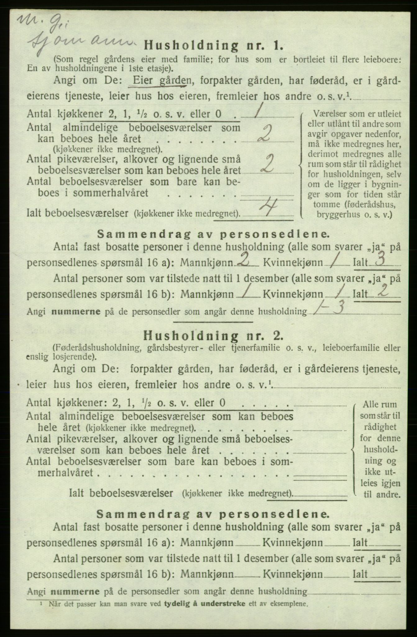 SAB, 1920 census for Kvinnherad, 1920, p. 3005