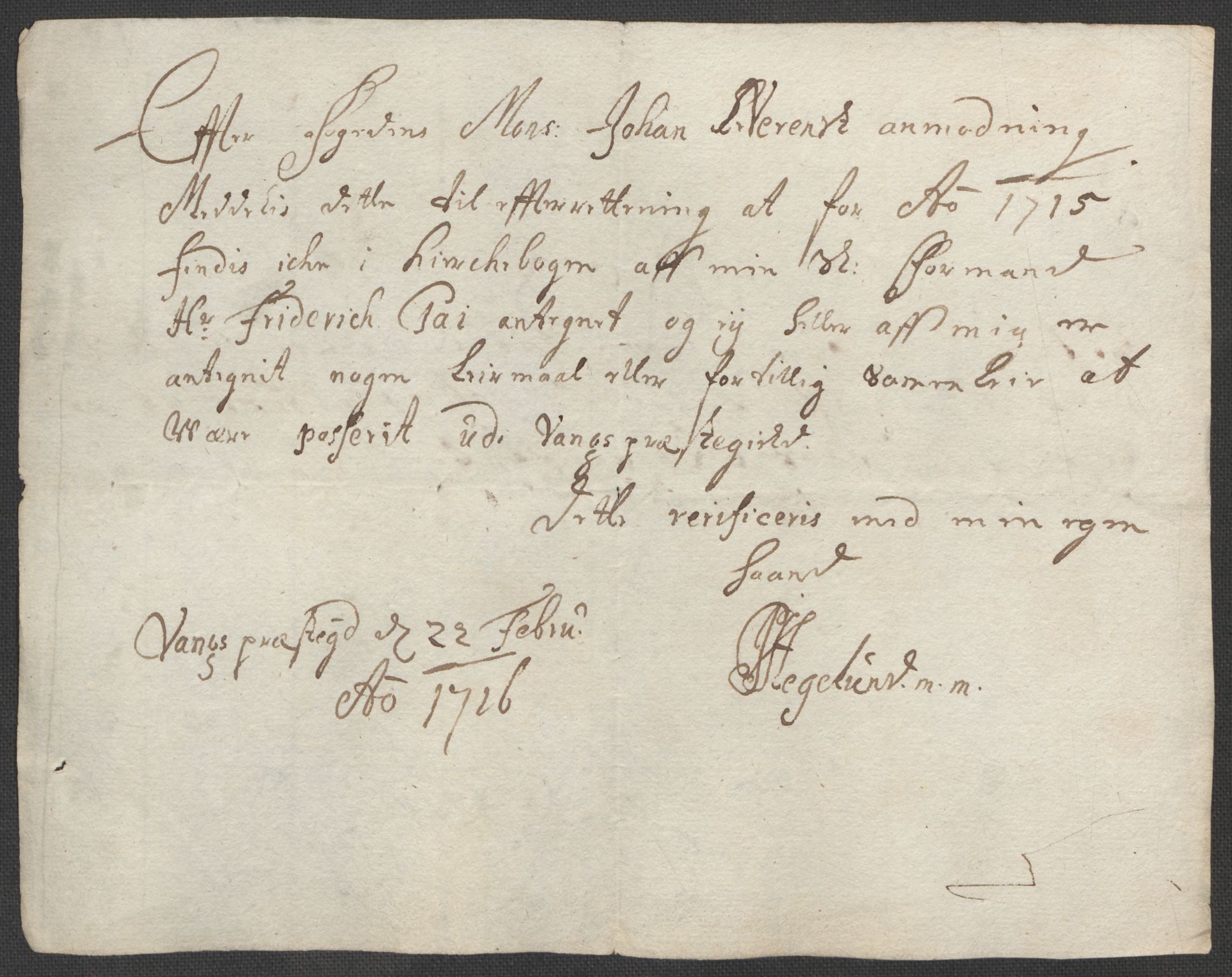 Rentekammeret inntil 1814, Reviderte regnskaper, Fogderegnskap, AV/RA-EA-4092/R18/L1314: Fogderegnskap Hadeland, Toten og Valdres, 1715, p. 335