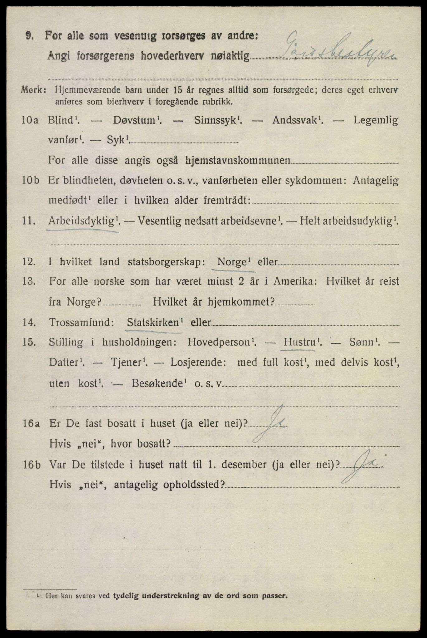 SAKO, 1920 census for Ytre Sandsvær, 1920, p. 2077