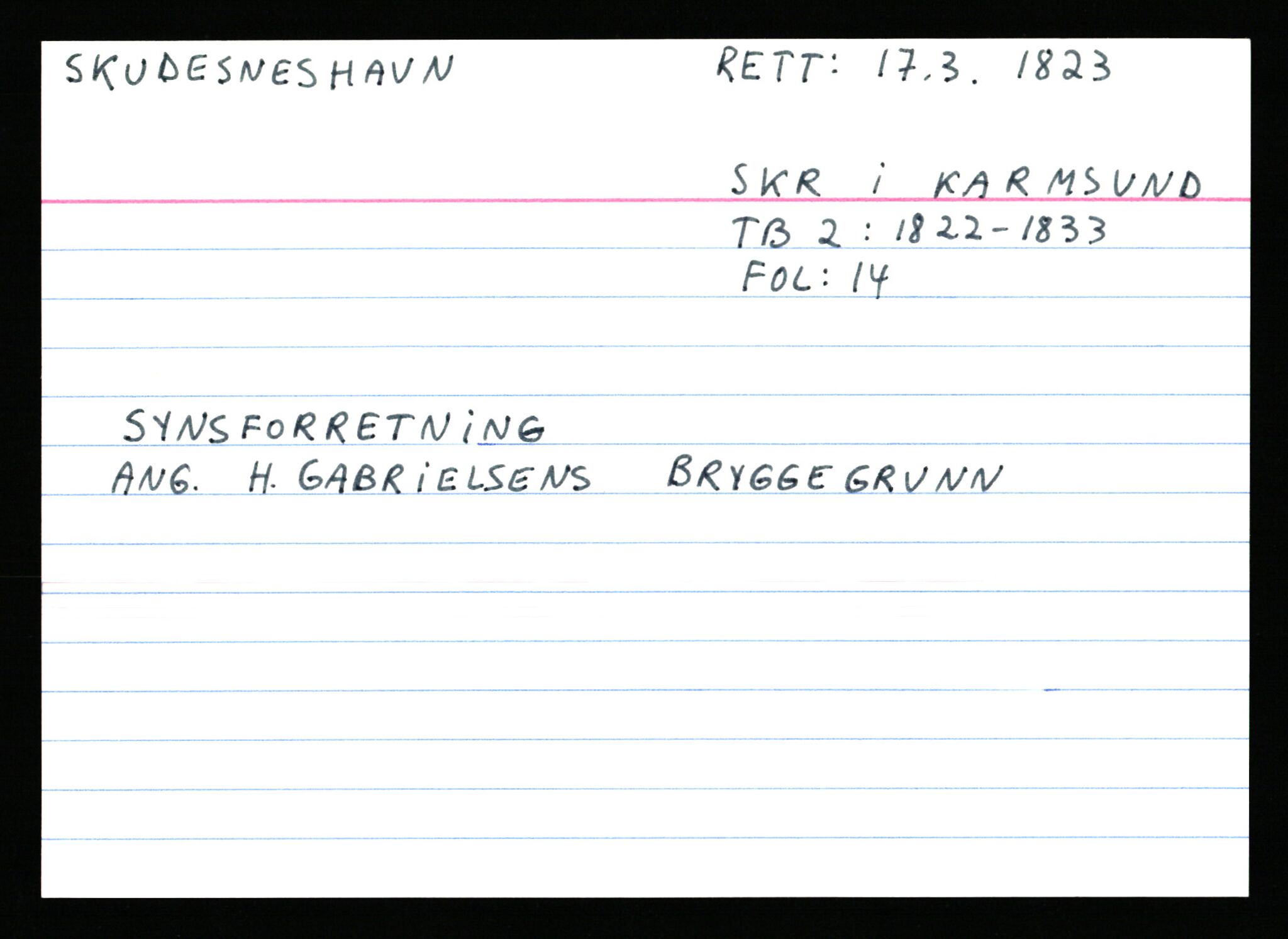Statsarkivet i Stavanger, AV/SAST-A-101971/03/Y/Ym/L0053: Åstedskort sortert etter gårdsnavn: Skudeneshavn - Solbjør, 1600-1950, p. 10