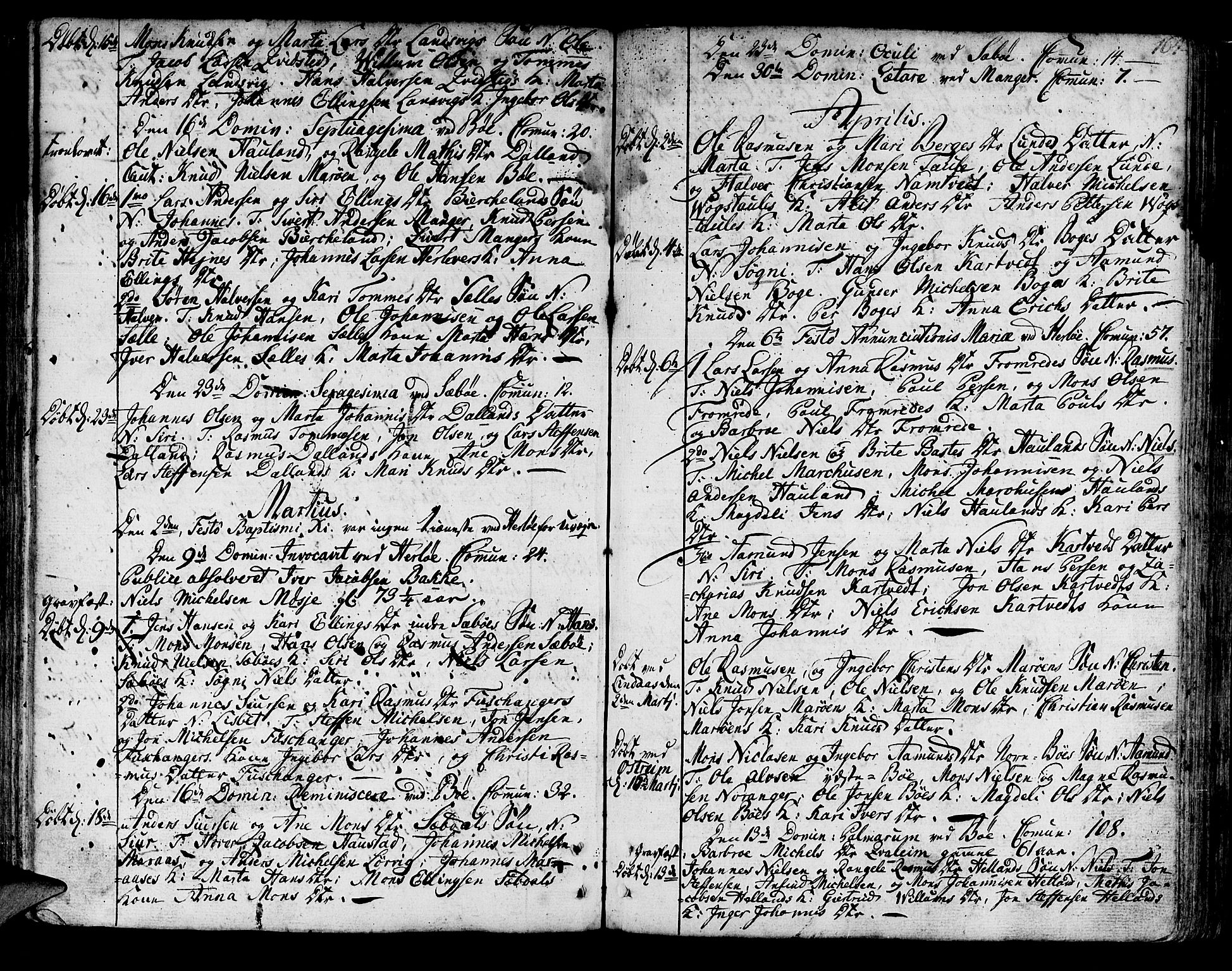 Manger sokneprestembete, SAB/A-76801/H/Haa: Parish register (official) no. A 1, 1759-1791, p. 164