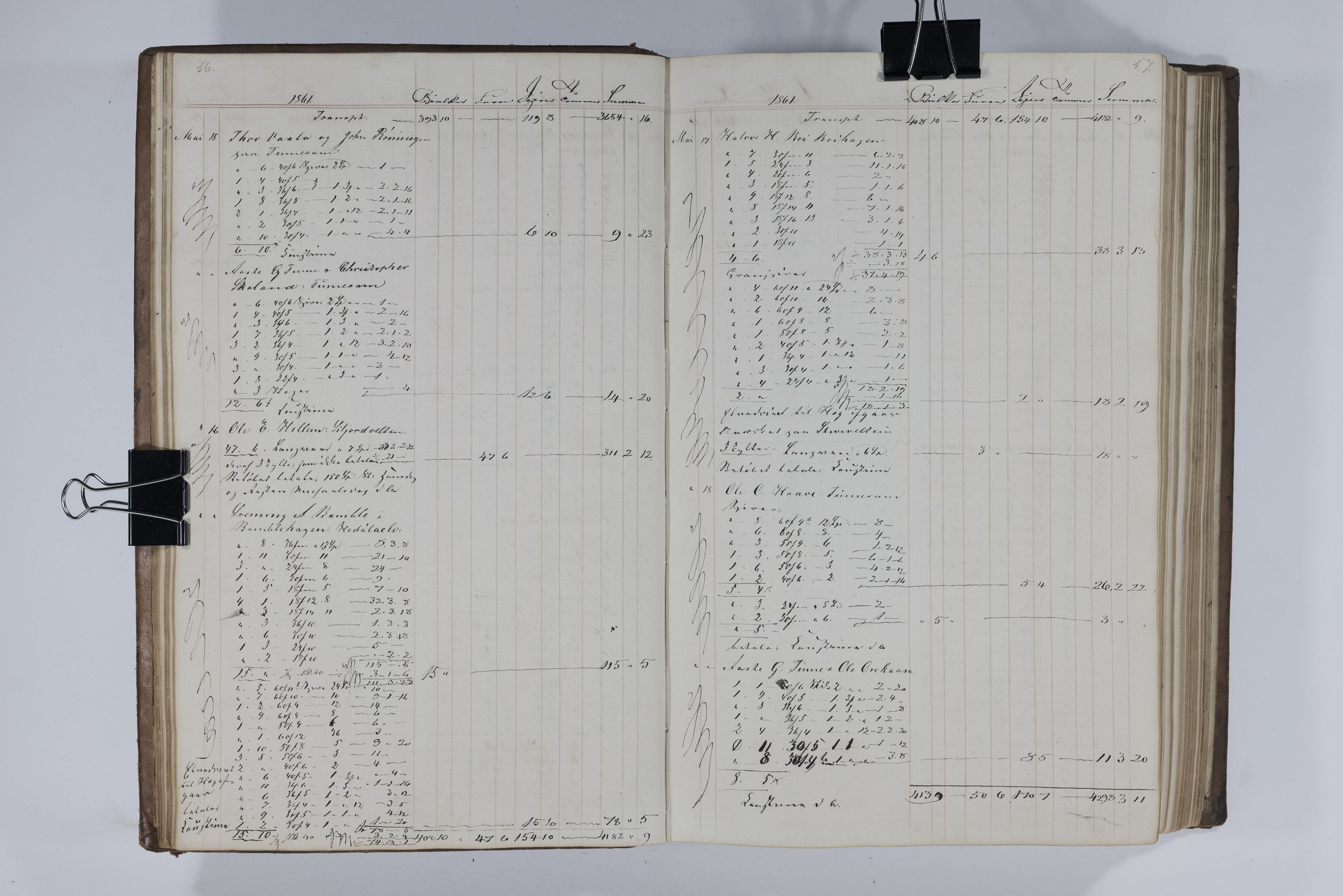 Blehr/ Kjellestad, TEMU/TGM-A-1212/E/Ea/L0003: Merkebok, 1858-1869, p. 31