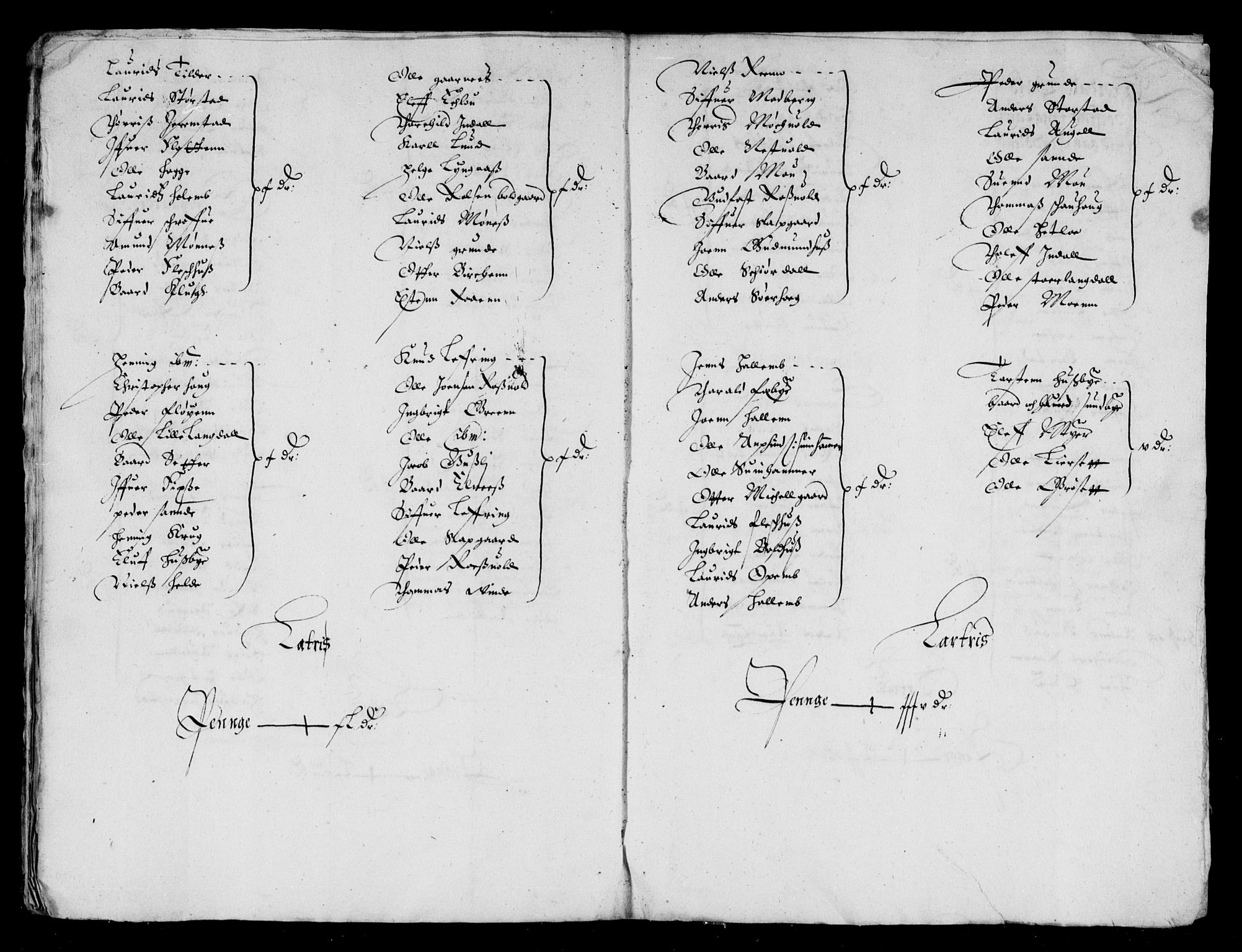 Rentekammeret inntil 1814, Reviderte regnskaper, Lensregnskaper, AV/RA-EA-5023/R/Rb/Rbw/L0079: Trondheim len, 1643-1644