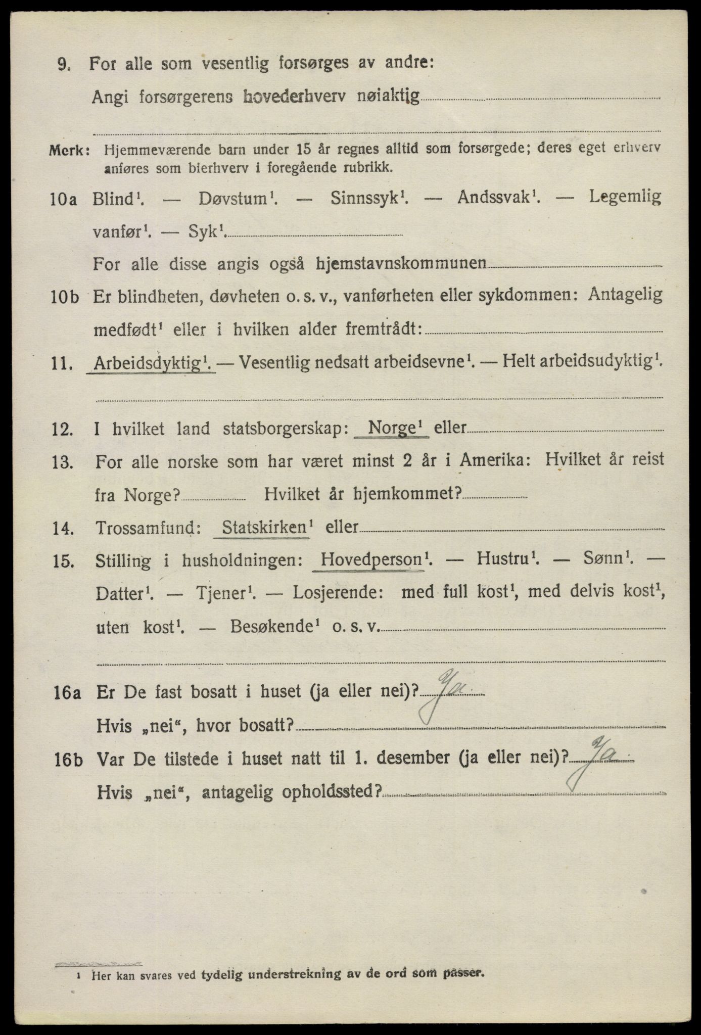 SAO, 1920 census for Eidsberg, 1920, p. 7464