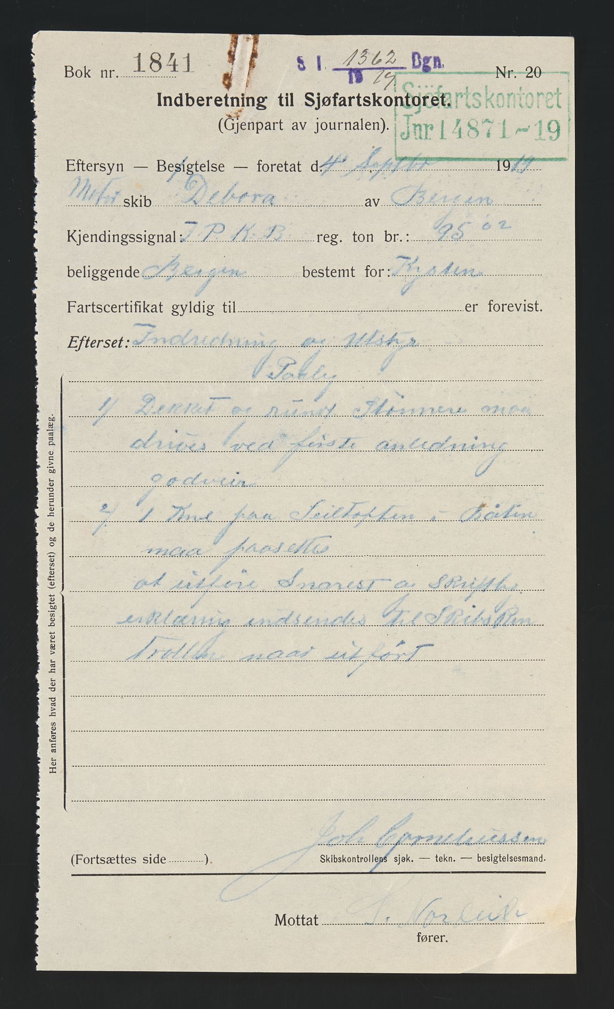 Sjøfartsdirektoratet med forløpere, skipsmapper slettede skip, AV/RA-S-4998/F/Fa/L0235: --, 1847-1930, p. 140