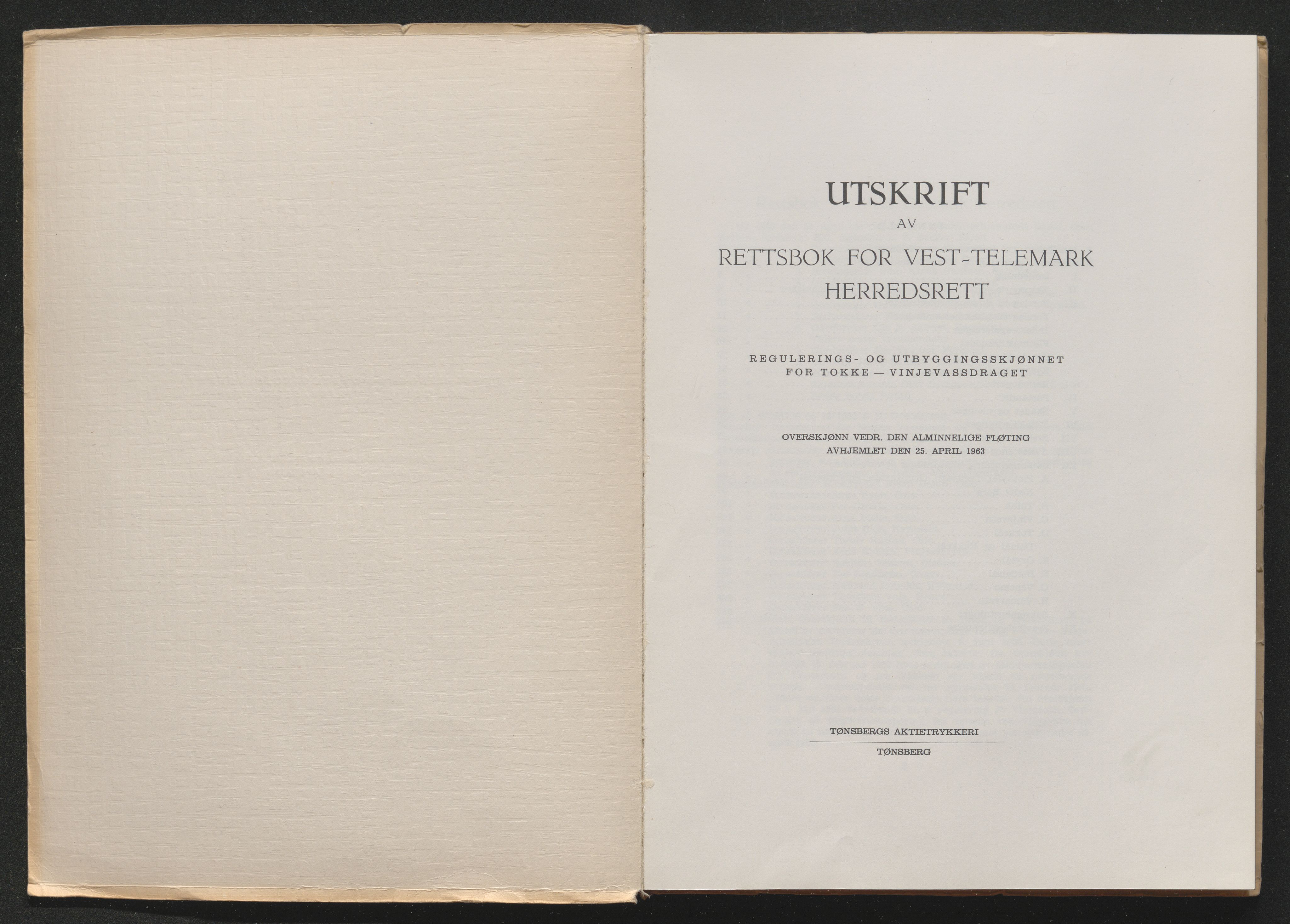 Vest-Telemark sorenskriveri, AV/SAKO-A-134/F/Fo/Foc/L0001: Tokke og Vinjevassdraget rettsbøker, 1954-1963, p. 996