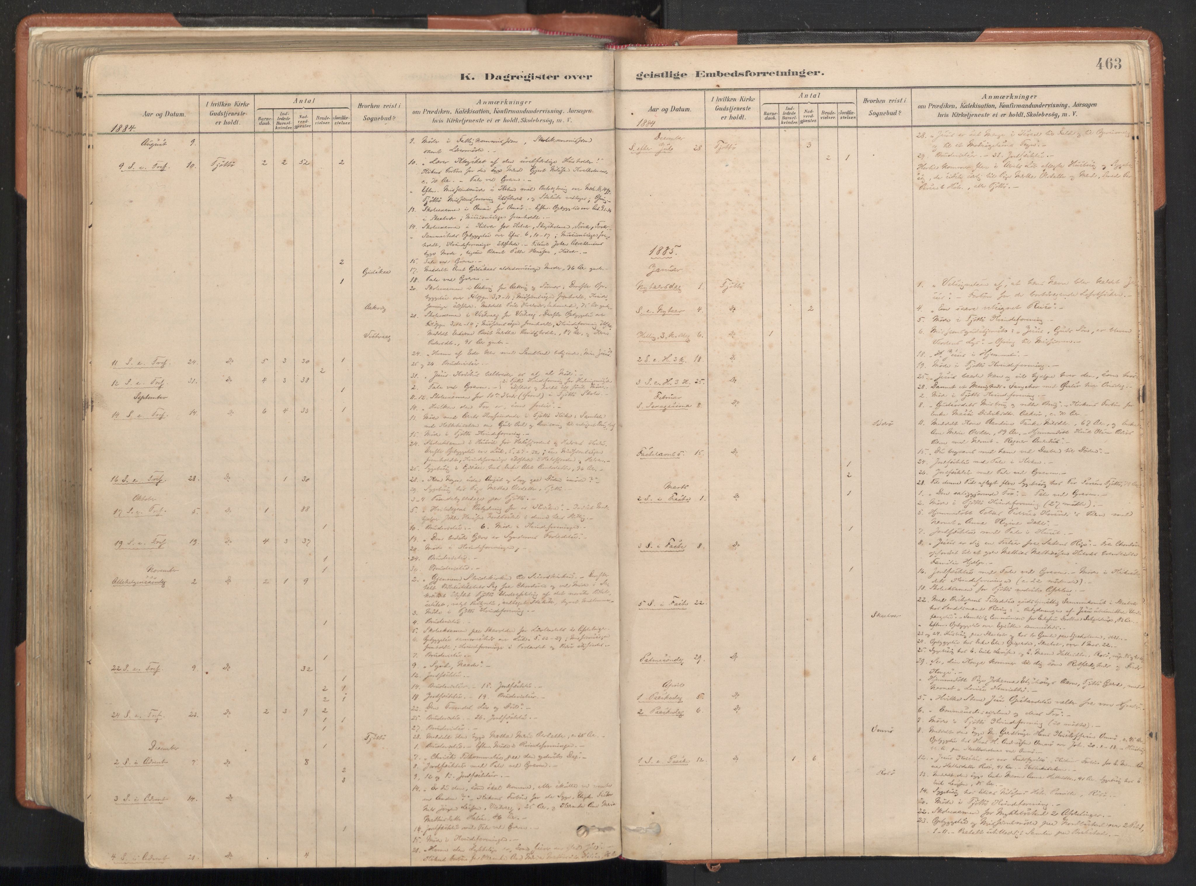 Ministerialprotokoller, klokkerbøker og fødselsregistre - Nordland, SAT/A-1459/817/L0264: Parish register (official) no. 817A04, 1878-1907, p. 463