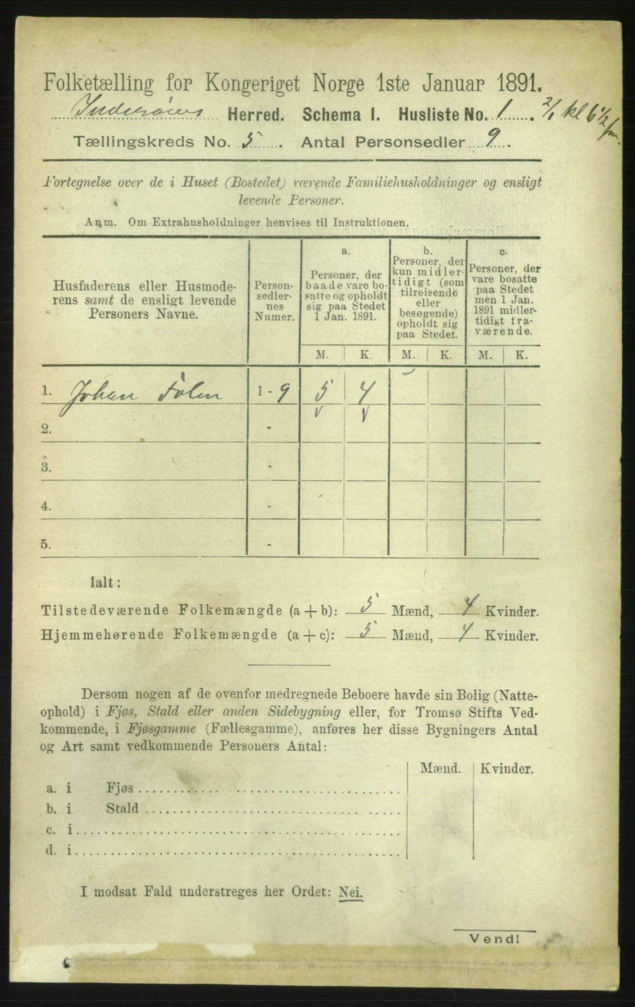 RA, 1891 census for 1729 Inderøy, 1891, p. 2672