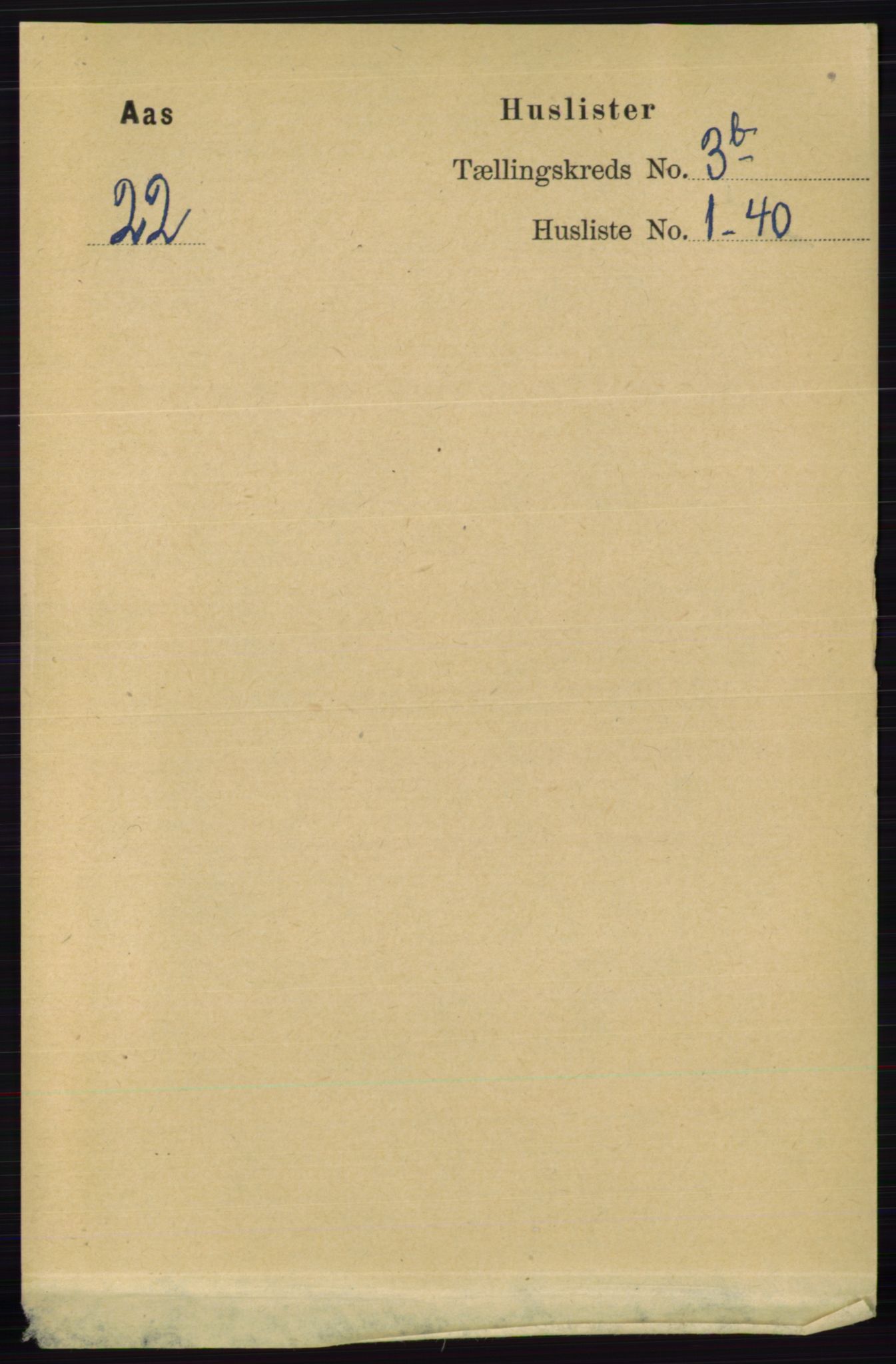 RA, 1891 census for 0214 Ås, 1891, p. 2684