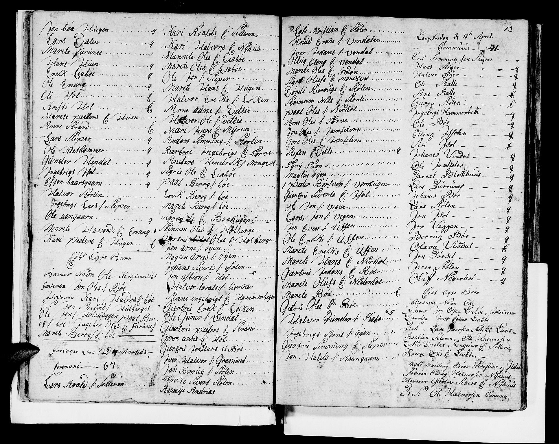 Ministerialprotokoller, klokkerbøker og fødselsregistre - Sør-Trøndelag, SAT/A-1456/679/L0921: Parish register (copy) no. 679C01, 1792-1840, p. 13