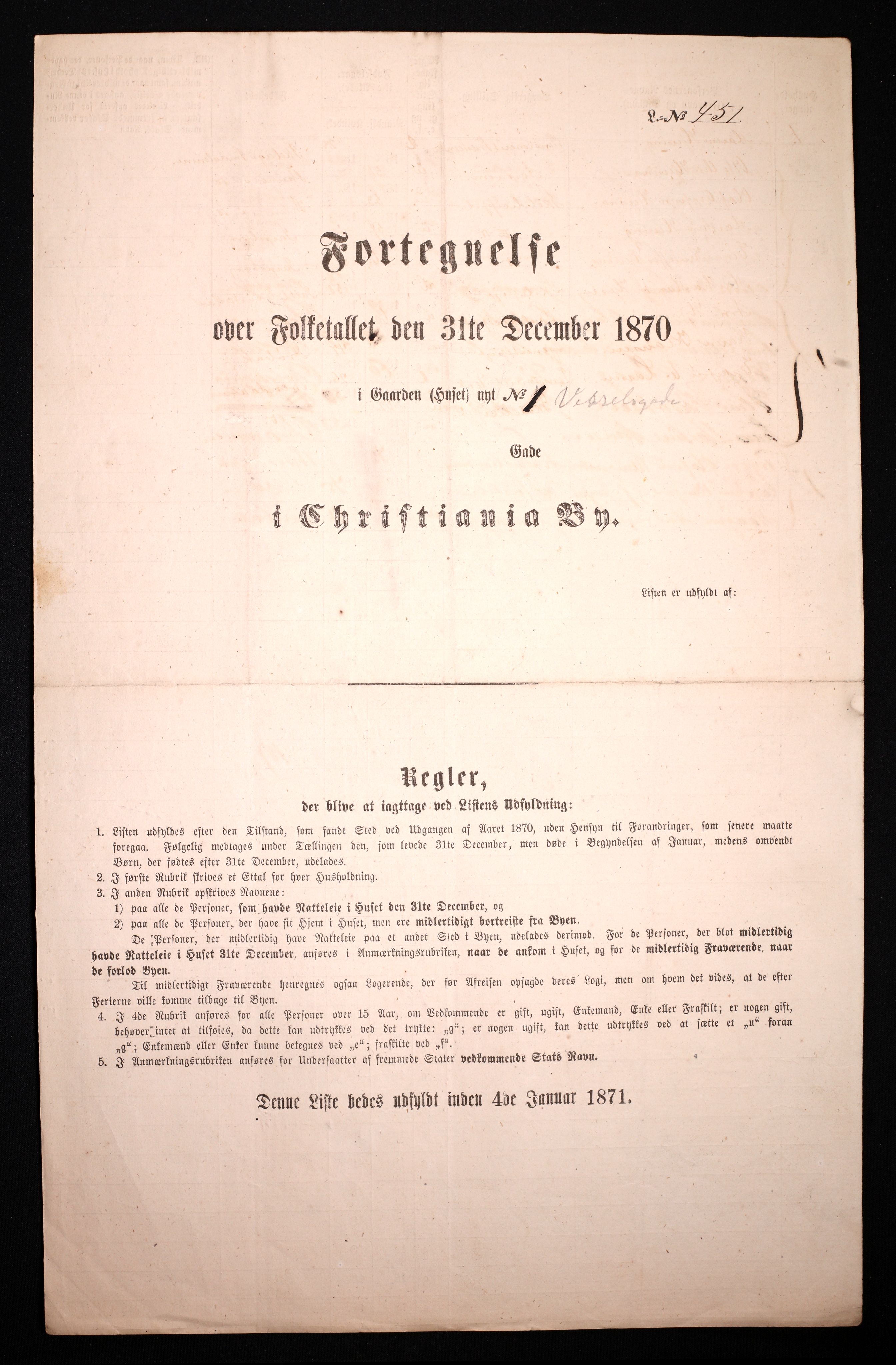 RA, 1870 census for 0301 Kristiania, 1870, p. 4640