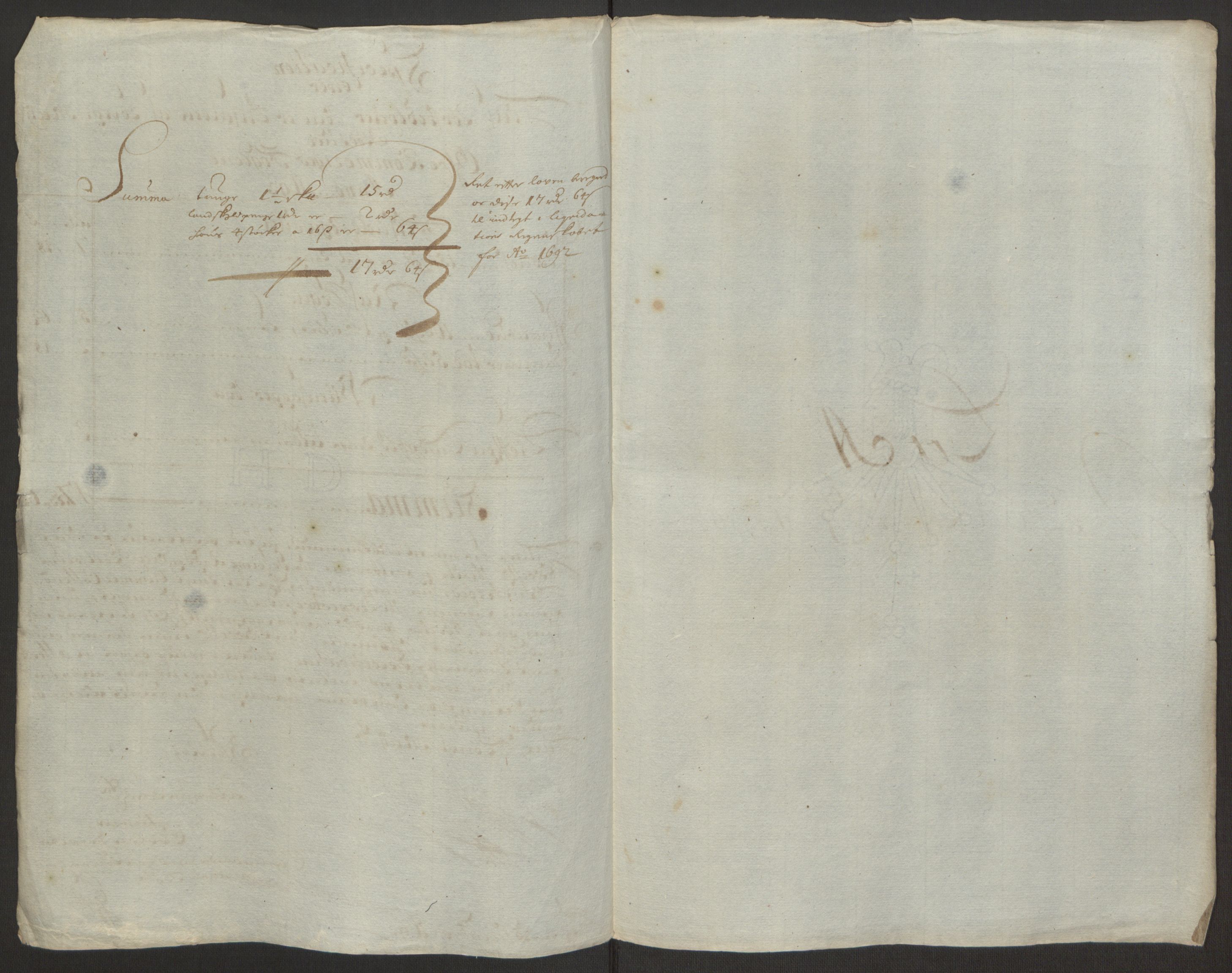 Rentekammeret inntil 1814, Reviderte regnskaper, Fogderegnskap, AV/RA-EA-4092/R12/L0704: Fogderegnskap Øvre Romerike, 1692, p. 17