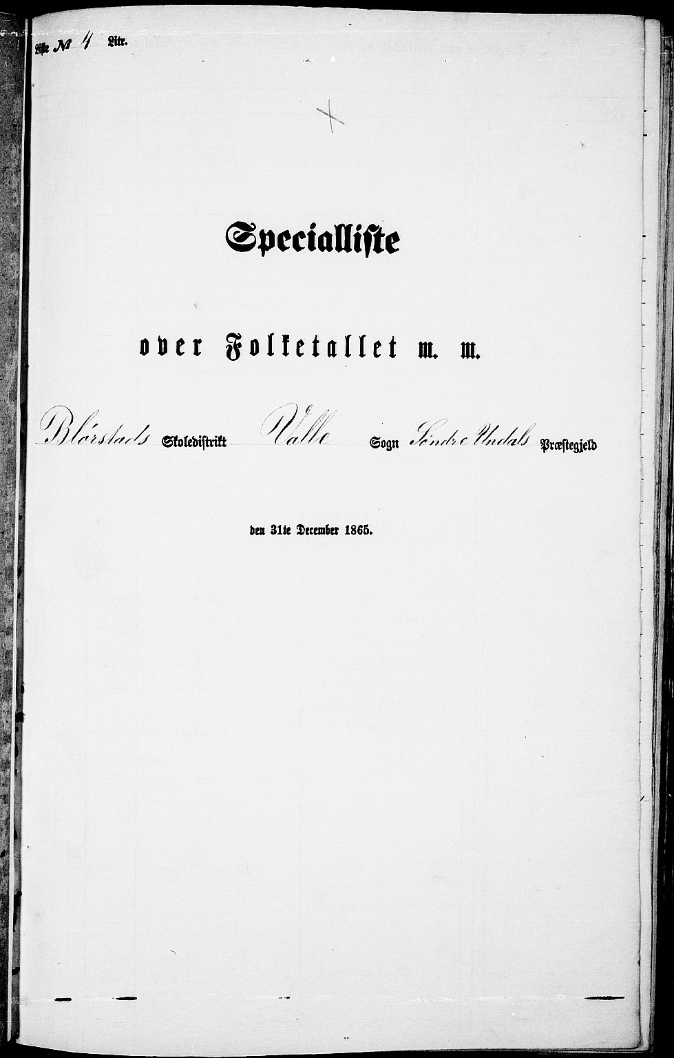 RA, 1865 census for Sør-Audnedal, 1865, p. 54