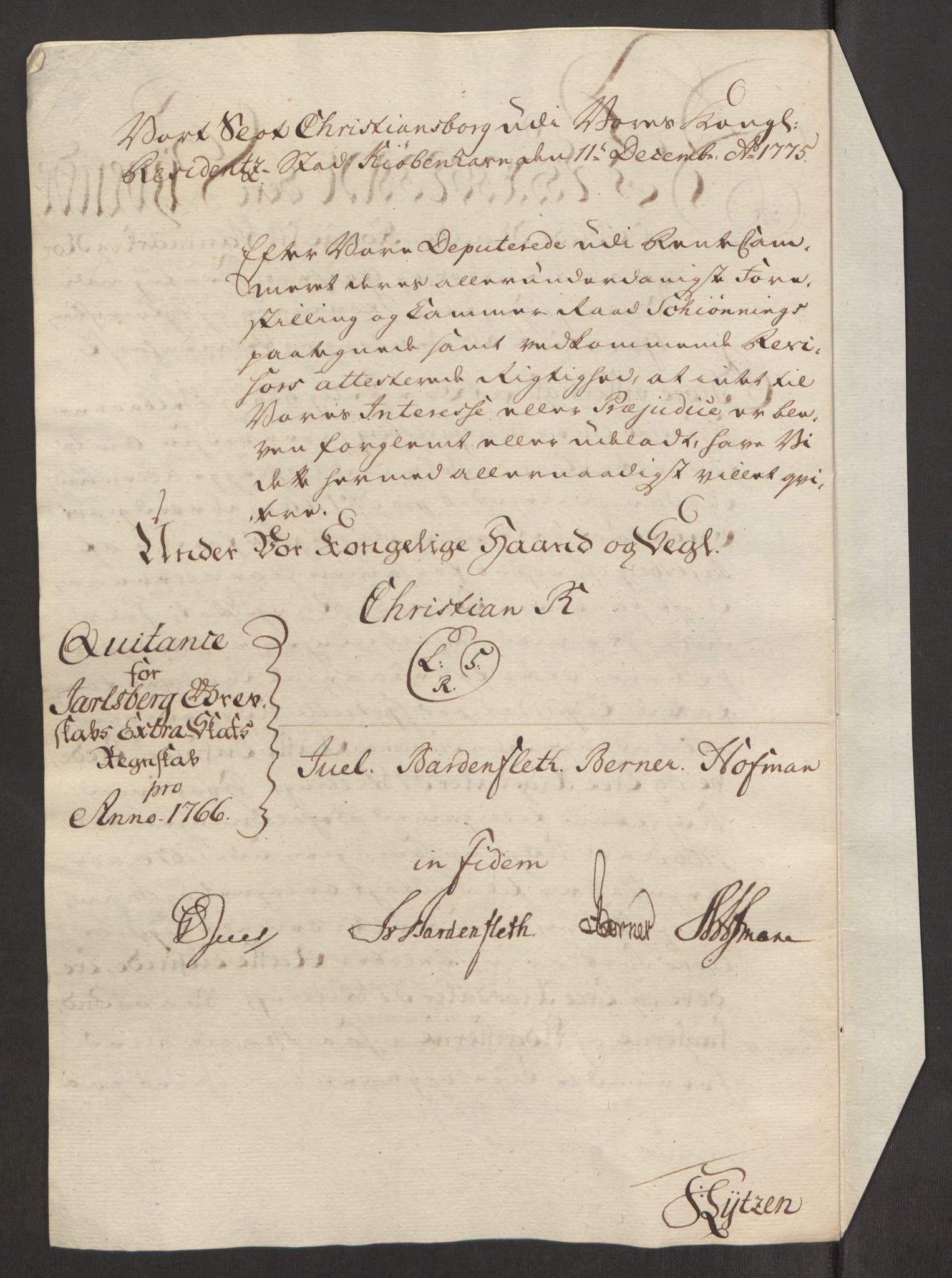 Rentekammeret inntil 1814, Reviderte regnskaper, Fogderegnskap, AV/RA-EA-4092/R32/L1960: Ekstraskatten Jarlsberg grevskap, 1762-1772, p. 111