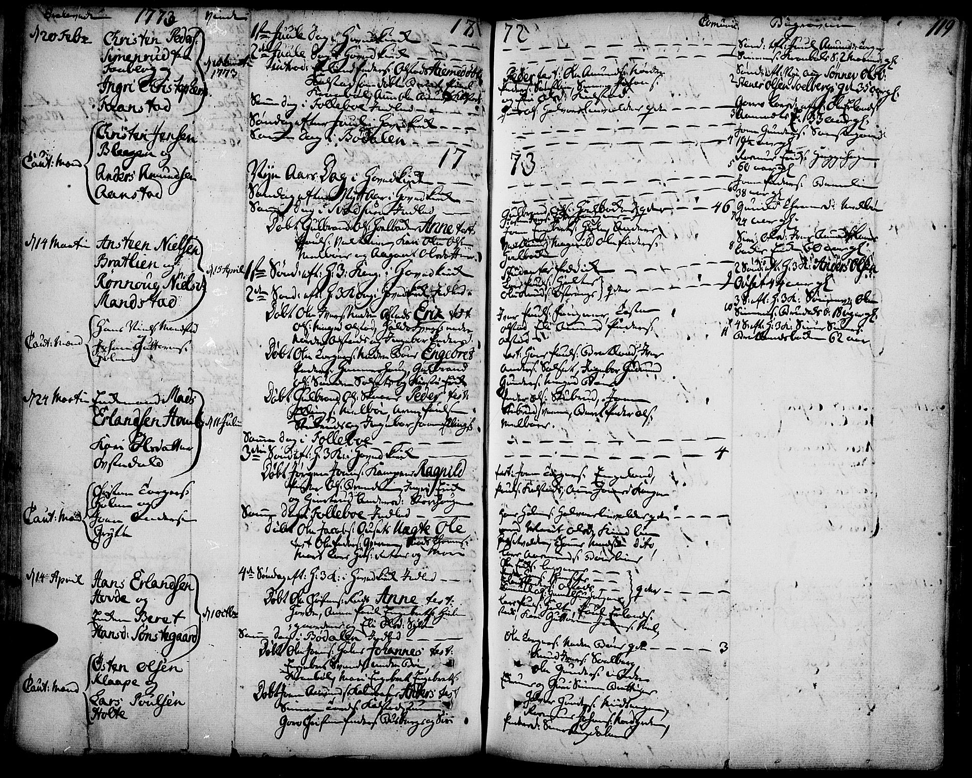 Gausdal prestekontor, SAH/PREST-090/H/Ha/Haa/L0003: Parish register (official) no. 3, 1758-1809, p. 119