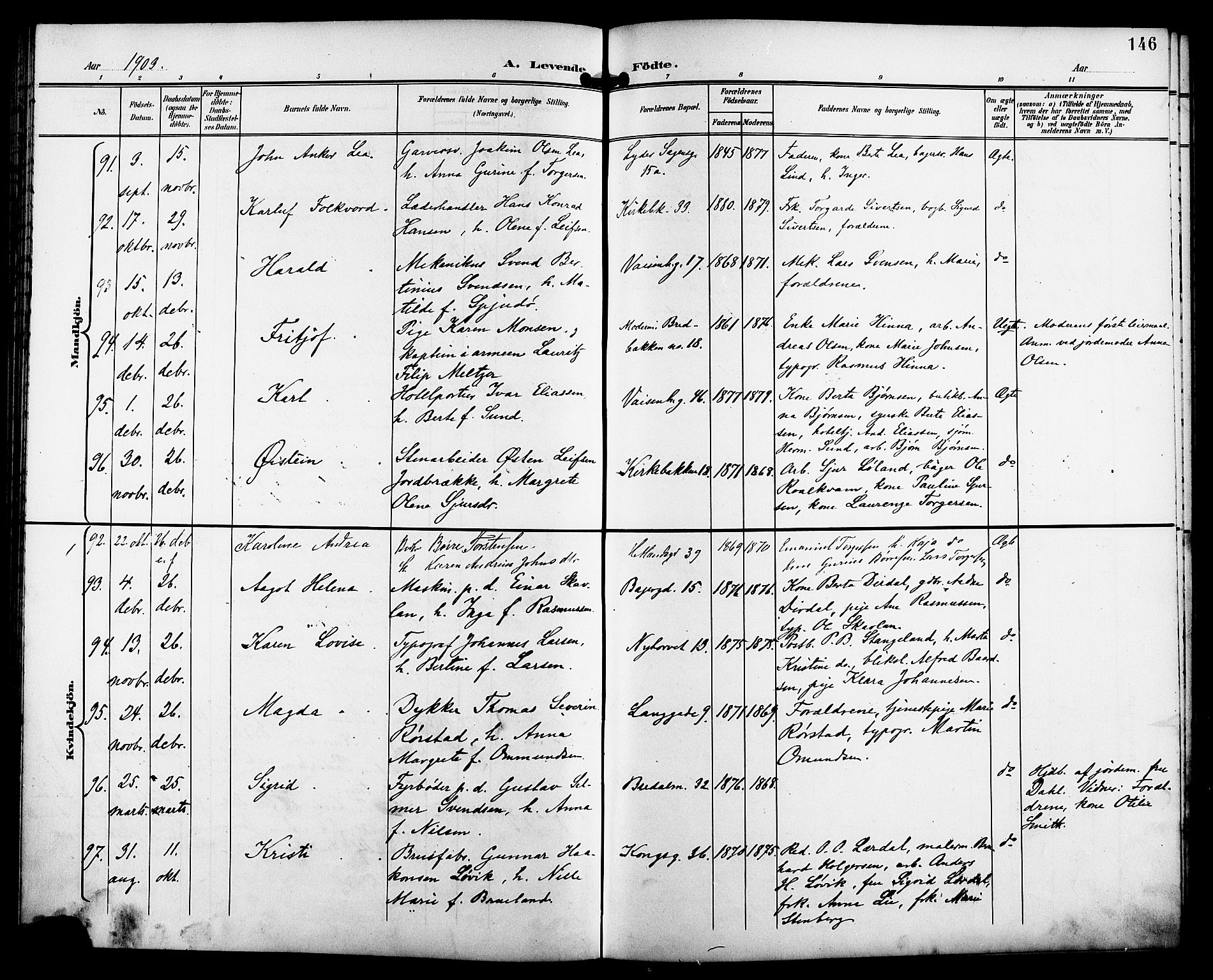 St. Petri sokneprestkontor, AV/SAST-A-101813/001/30/30BB/L0008: Parish register (copy) no. B 8, 1897-1905, p. 146