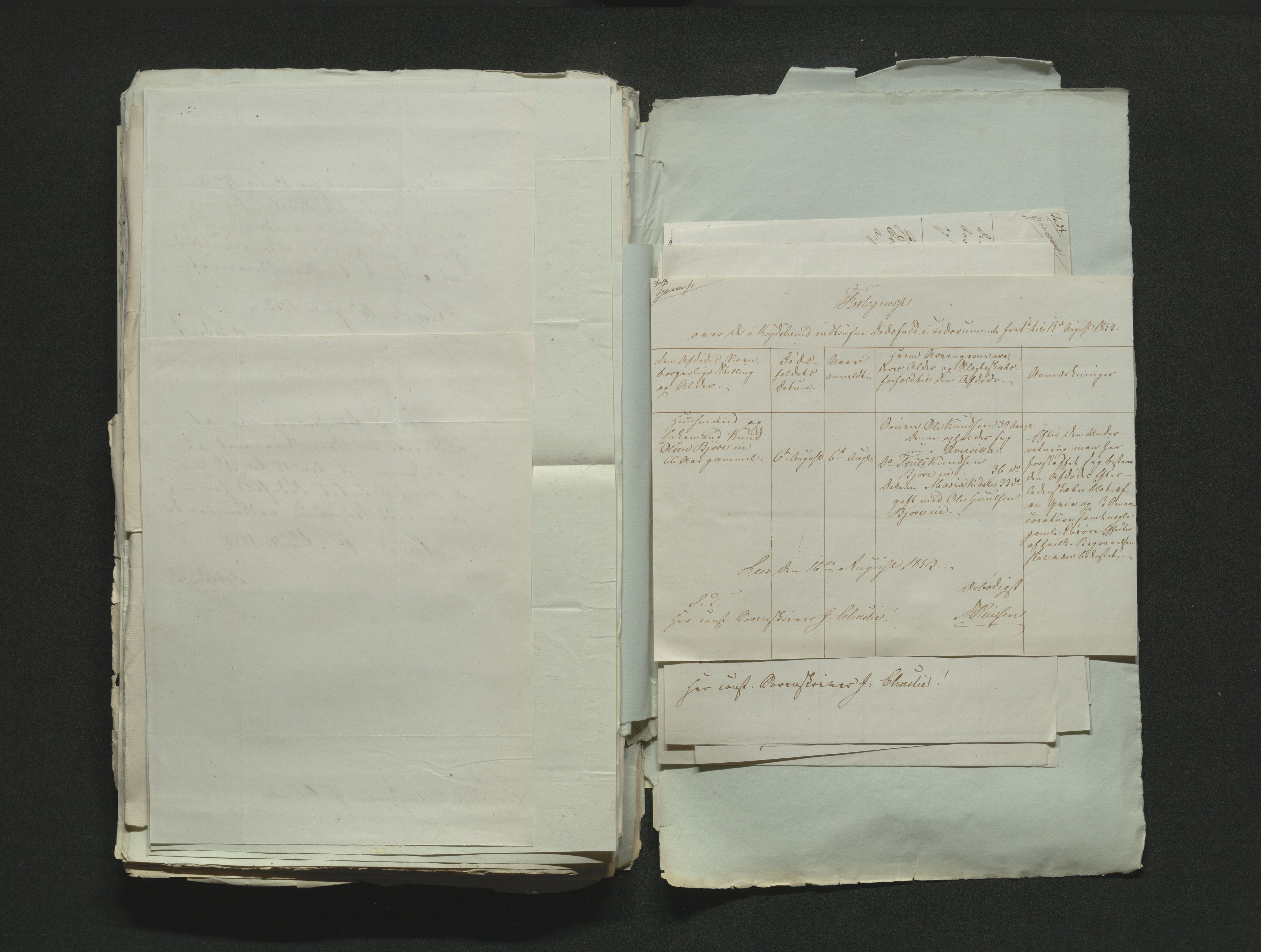 Eiker, Modum og Sigdal sorenskriveri, AV/SAKO-A-123/H/Ha/Hab/L0008: Dødsfallsmeldinger, 1850-1853