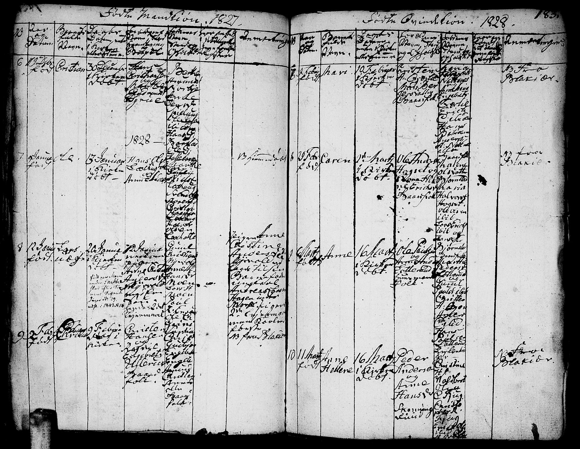 Aurskog prestekontor Kirkebøker, AV/SAO-A-10304a/F/Fa/L0005: Parish register (official) no. I 5, 1814-1829, p. 183