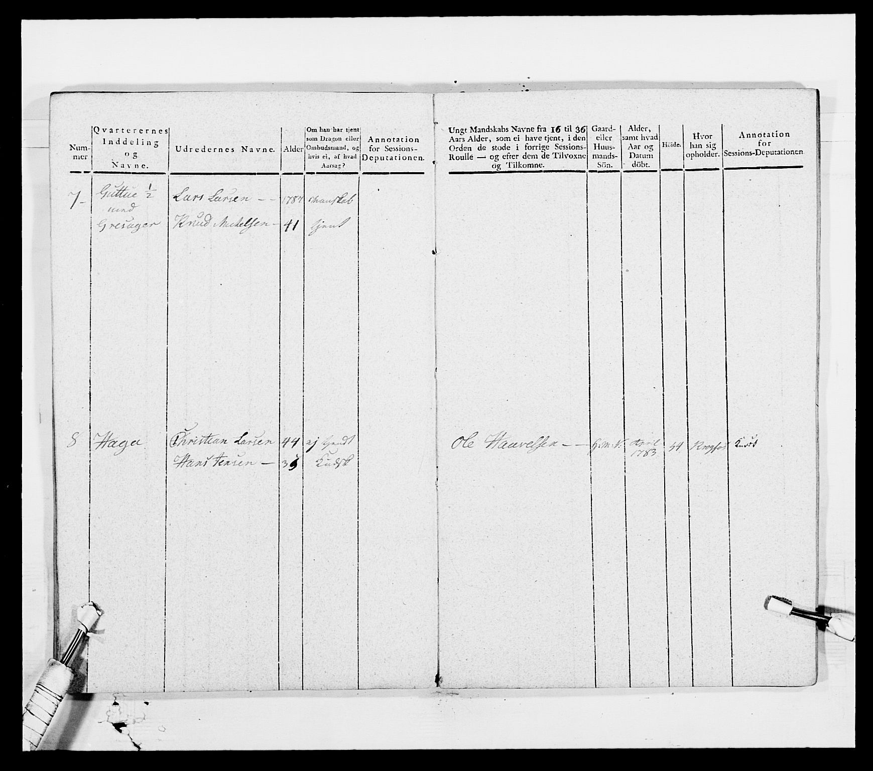 Generalitets- og kommissariatskollegiet, Det kongelige norske kommissariatskollegium, AV/RA-EA-5420/E/Eh/L0003: 1. Sønnafjelske dragonregiment, 1767-1812, p. 695