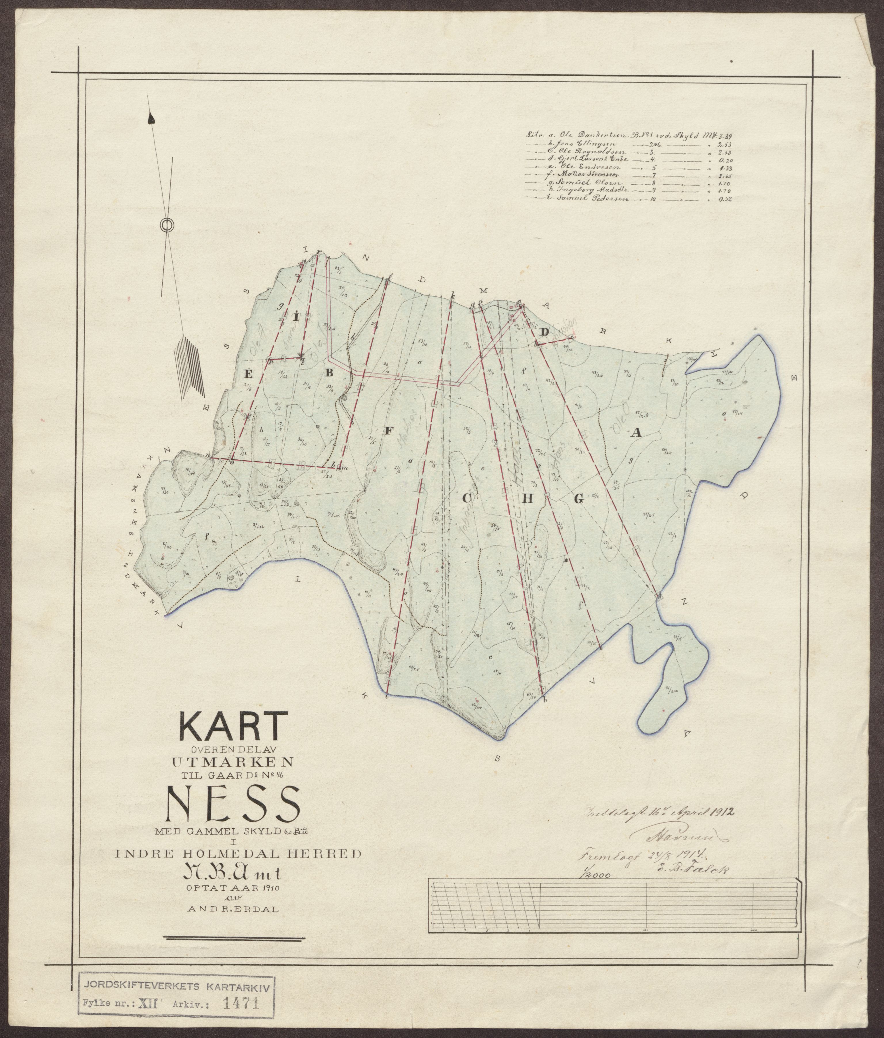 Jordskifteverkets kartarkiv, RA/S-3929/T, 1859-1988, p. 1672