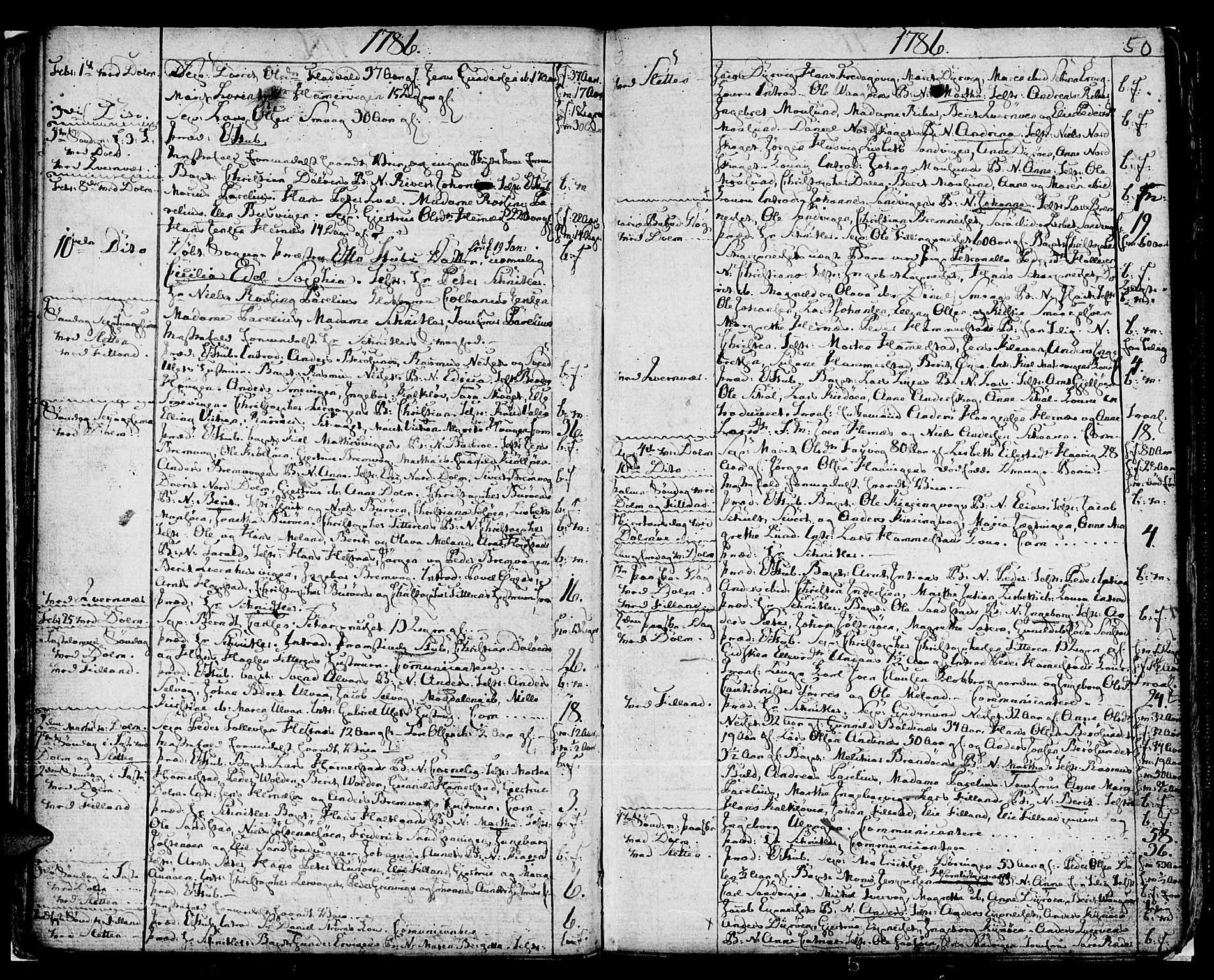 Ministerialprotokoller, klokkerbøker og fødselsregistre - Sør-Trøndelag, SAT/A-1456/634/L0526: Parish register (official) no. 634A02, 1775-1818, p. 50
