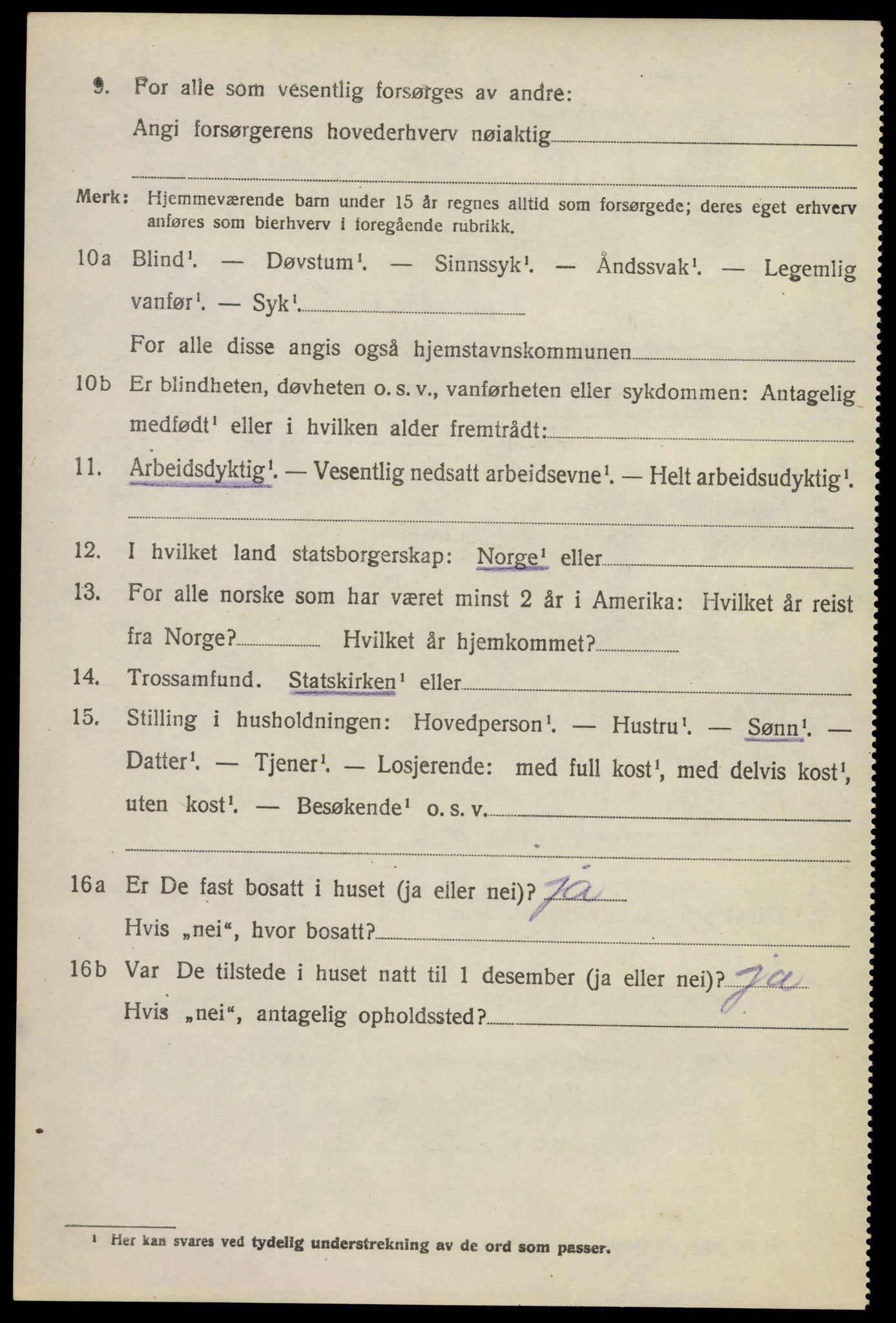 SAKO, 1920 census for Krødsherad, 1920, p. 840