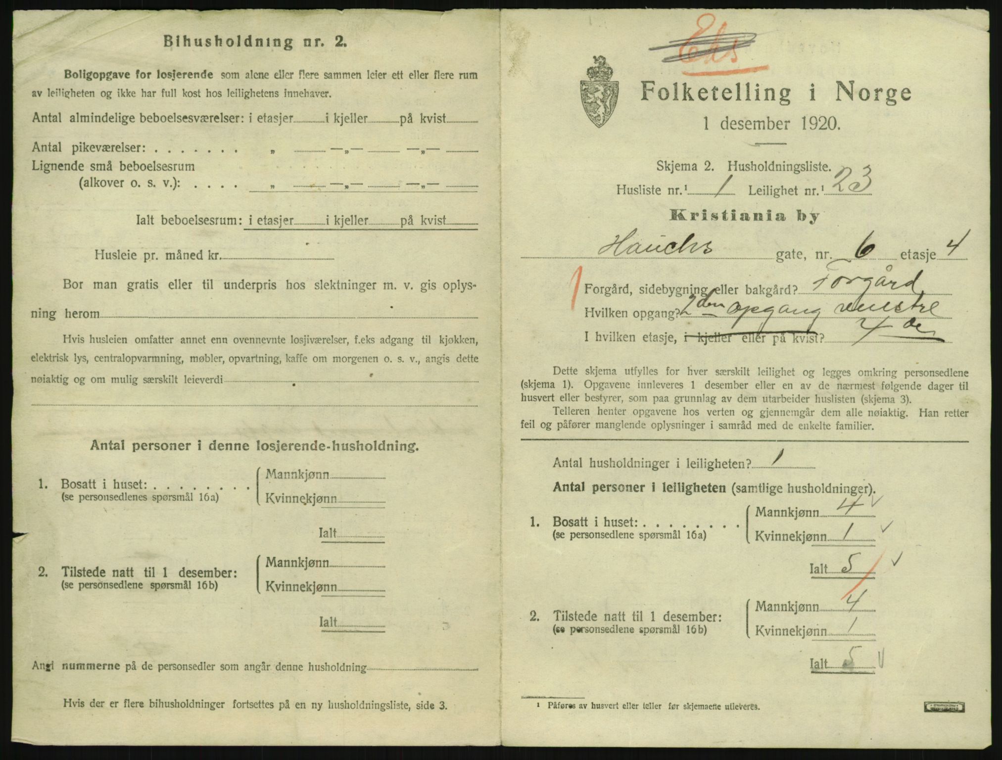 SAO, 1920 census for Kristiania, 1920, p. 35674