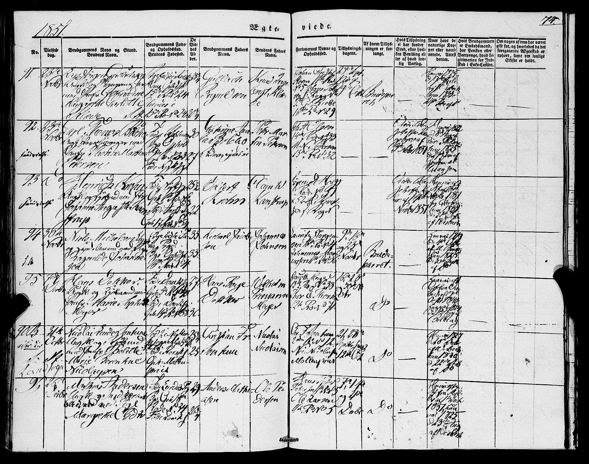 Domkirken sokneprestembete, AV/SAB-A-74801/H/Haa/L0033: Parish register (official) no. D 1, 1841-1853, p. 74