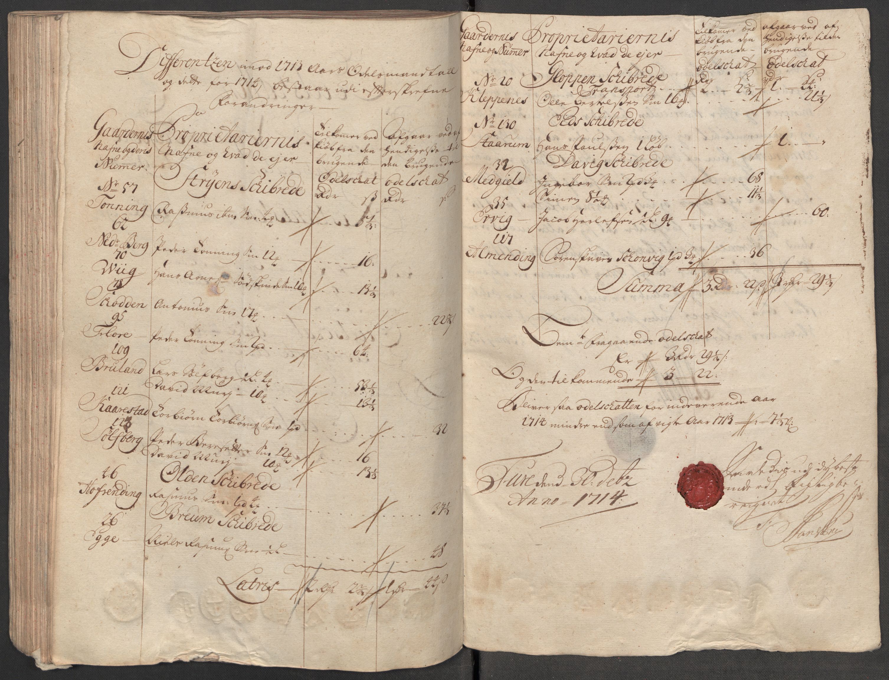 Rentekammeret inntil 1814, Reviderte regnskaper, Fogderegnskap, AV/RA-EA-4092/R53/L3438: Fogderegnskap Sunn- og Nordfjord, 1714, p. 126