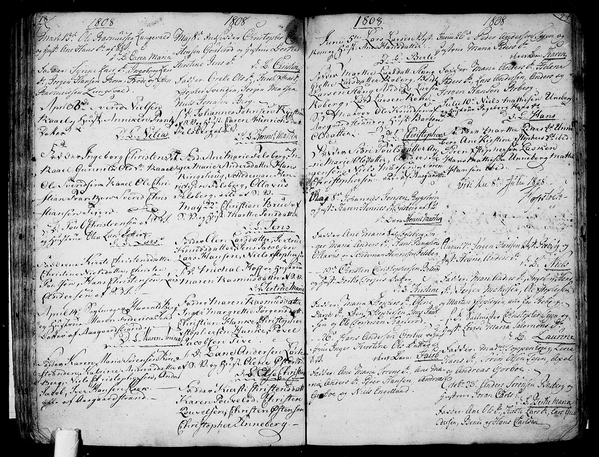 Sem kirkebøker, AV/SAKO-A-5/F/Fb/L0003: Parish register (official) no. II 3, 1792-1814, p. 78-79