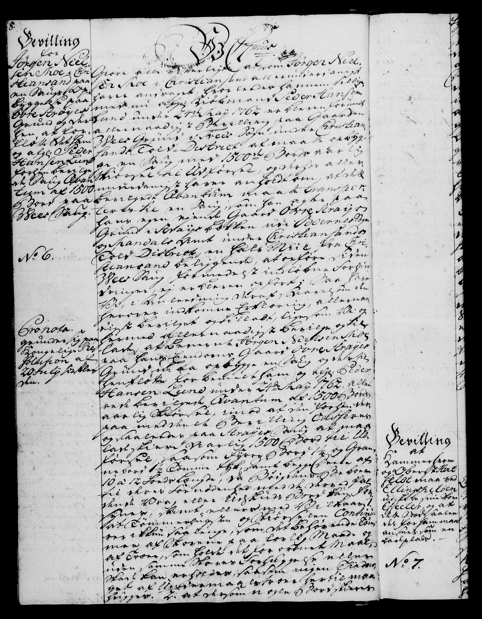 Rentekammeret, Kammerkanselliet, AV/RA-EA-3111/G/Gg/Gga/L0009: Norsk ekspedisjonsprotokoll med register (merket RK 53.9), 1771-1773, p. 8