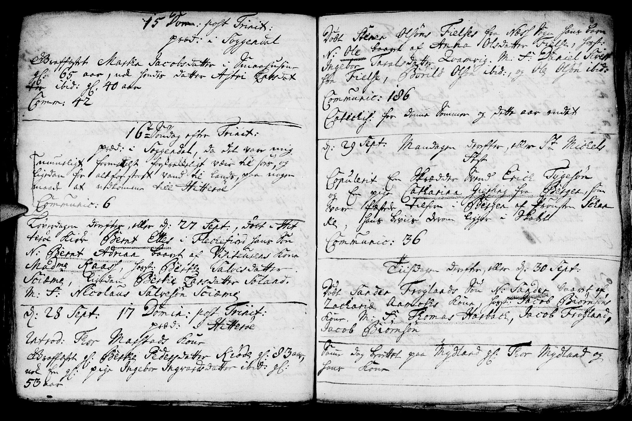 Sokndal sokneprestkontor, AV/SAST-A-101808: Parish register (official) no. A 1, 1729-1740