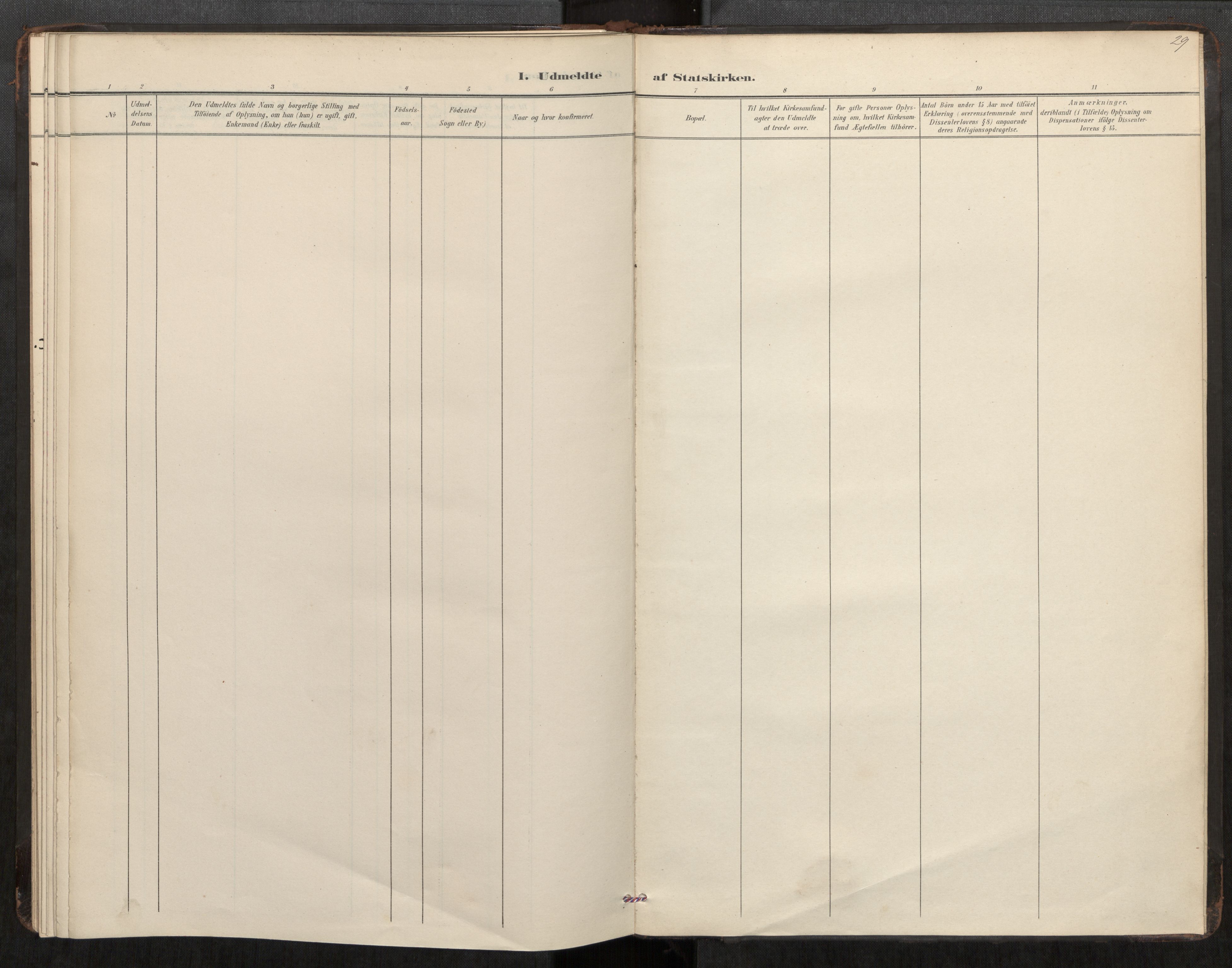 Bakklandet sokneprestkontor, SAT/A-1127: Parish register (official) no. 604A31, 1899-1920, p. 29