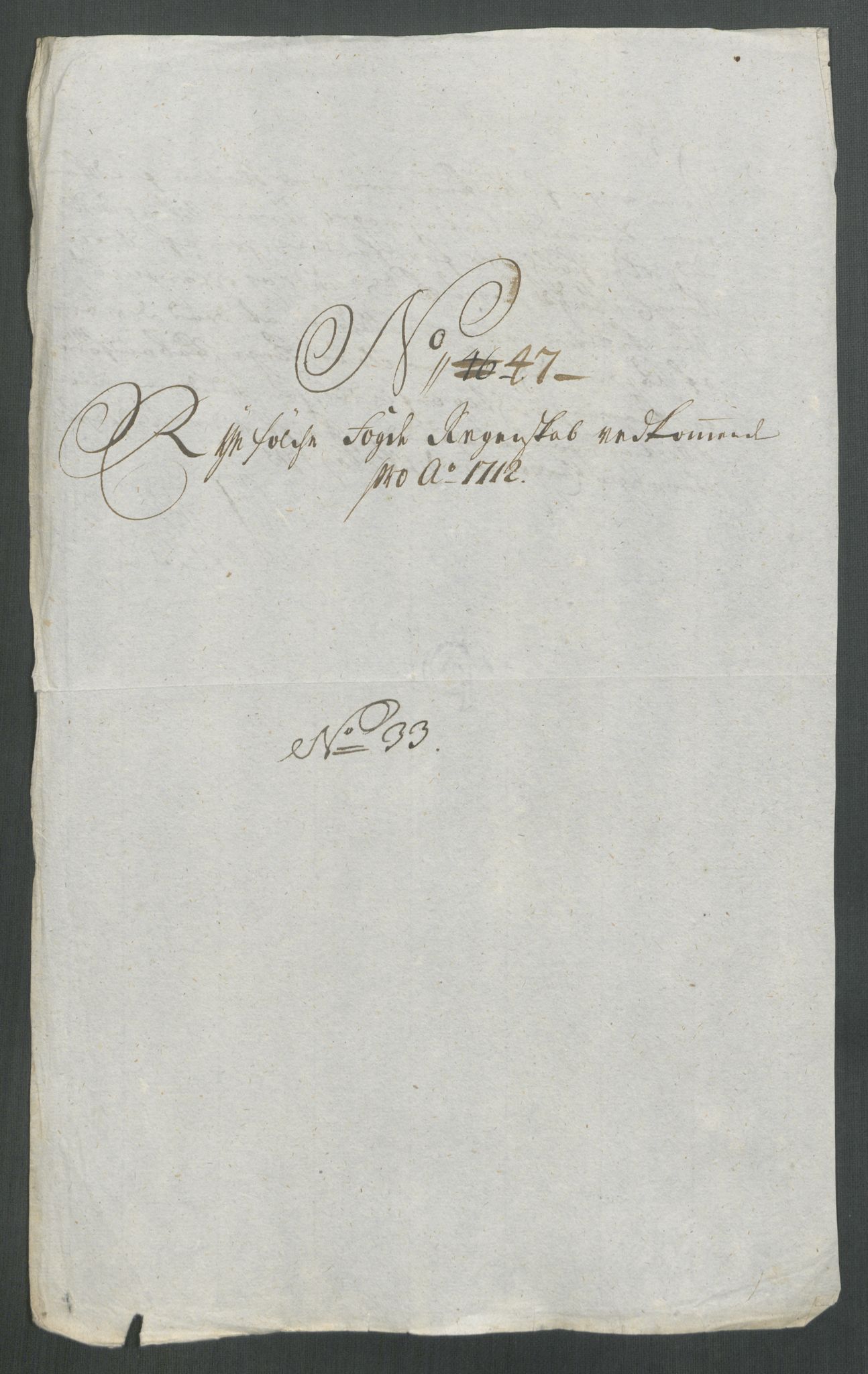 Rentekammeret inntil 1814, Reviderte regnskaper, Fogderegnskap, RA/EA-4092/R47/L2865: Fogderegnskap Ryfylke, 1712, p. 271