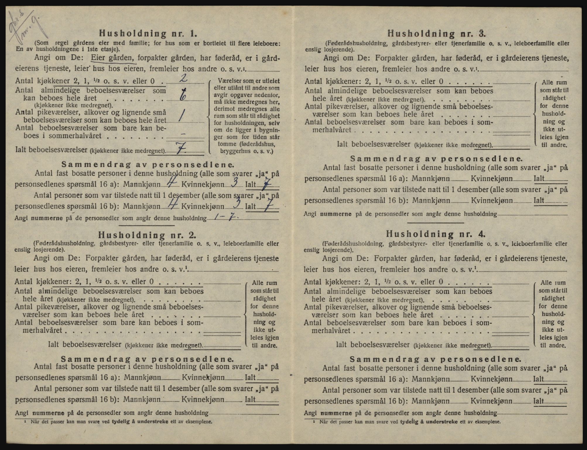 SAO, 1920 census for Onsøy, 1920, p. 297