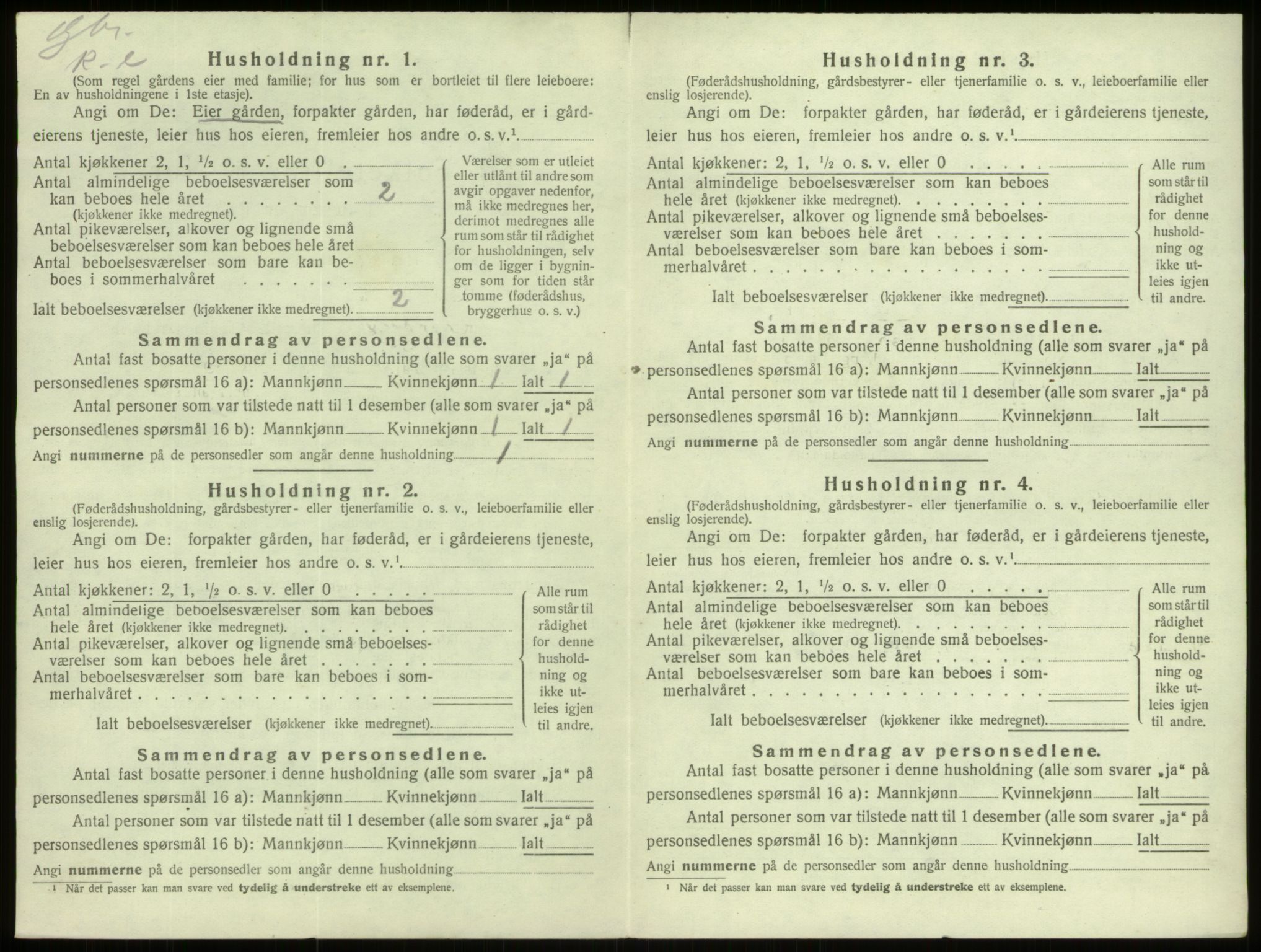 SAB, 1920 census for Davik, 1920, p. 549