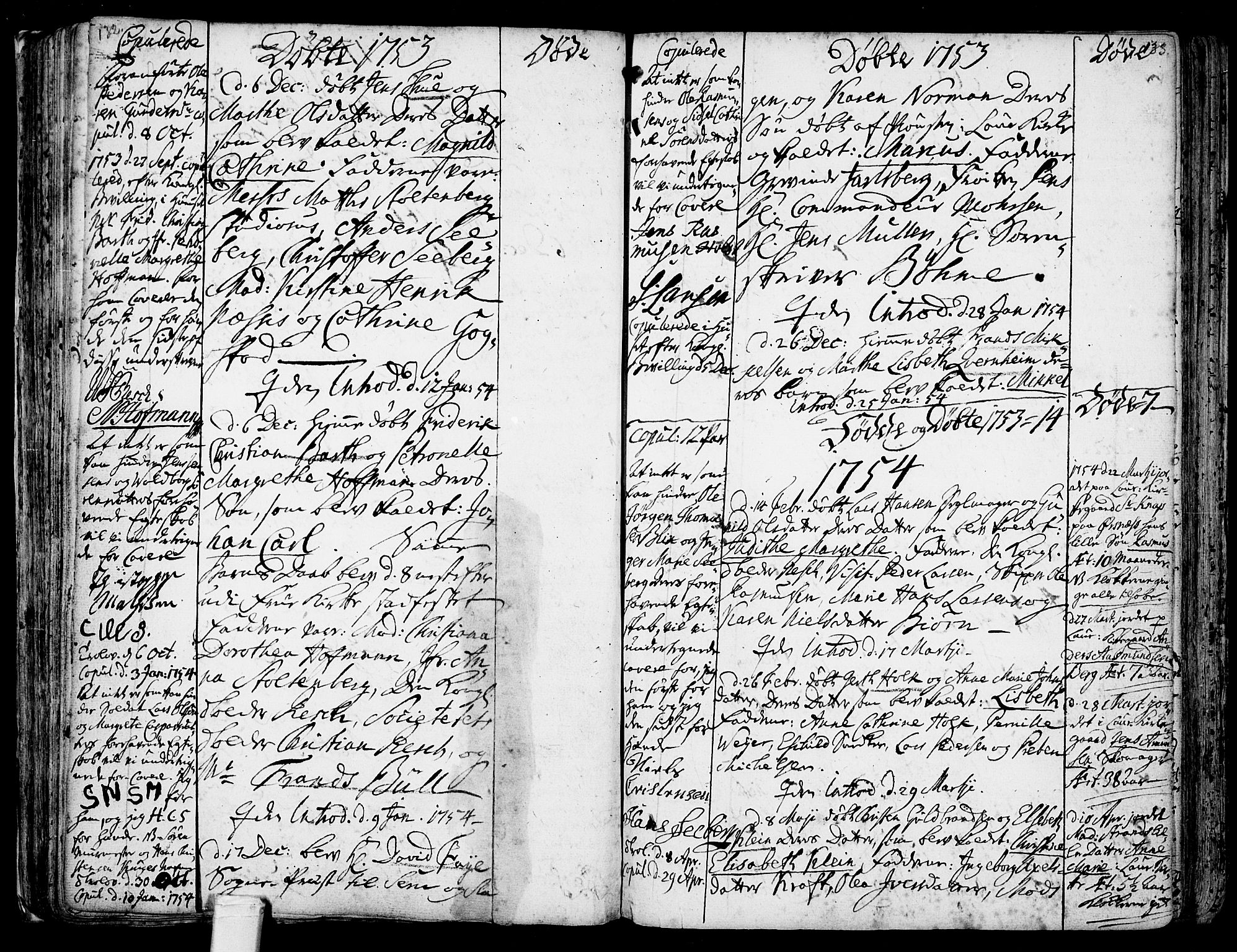 Tønsberg kirkebøker, SAKO/A-330/F/Fb/L0001: Parish register (official) no. II 1, 1690-1796, p. 132-133