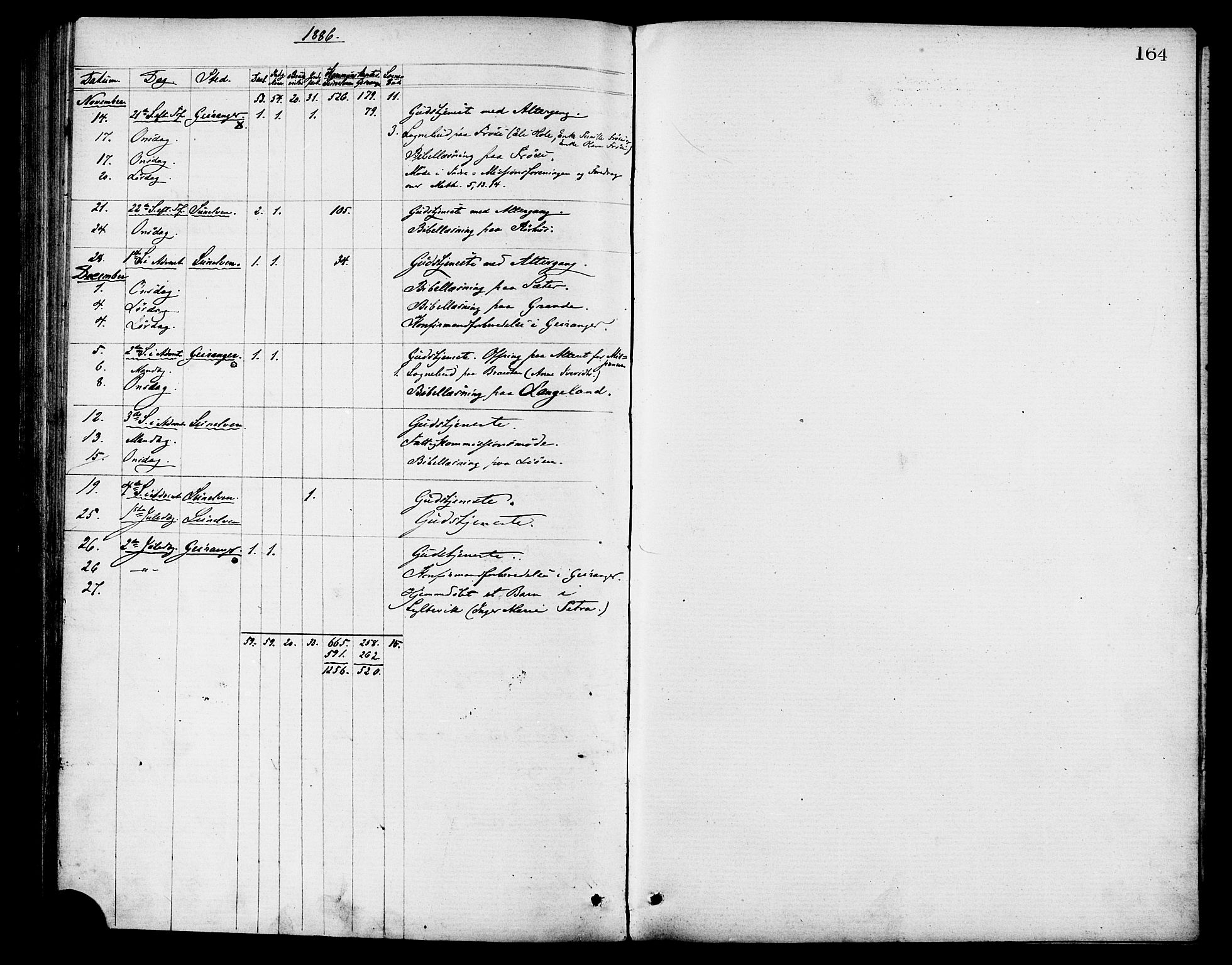 Ministerialprotokoller, klokkerbøker og fødselsregistre - Møre og Romsdal, AV/SAT-A-1454/517/L0227: Parish register (official) no. 517A07, 1870-1886, p. 164