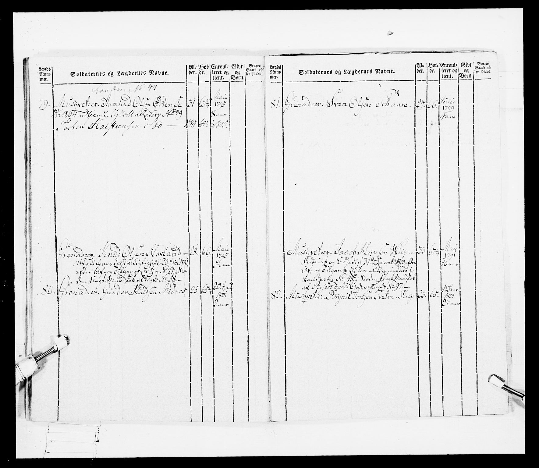 Generalitets- og kommissariatskollegiet, Det kongelige norske kommissariatskollegium, AV/RA-EA-5420/E/Eh/L0097: Bergenhusiske nasjonale infanteriregiment, 1803-1807, p. 118