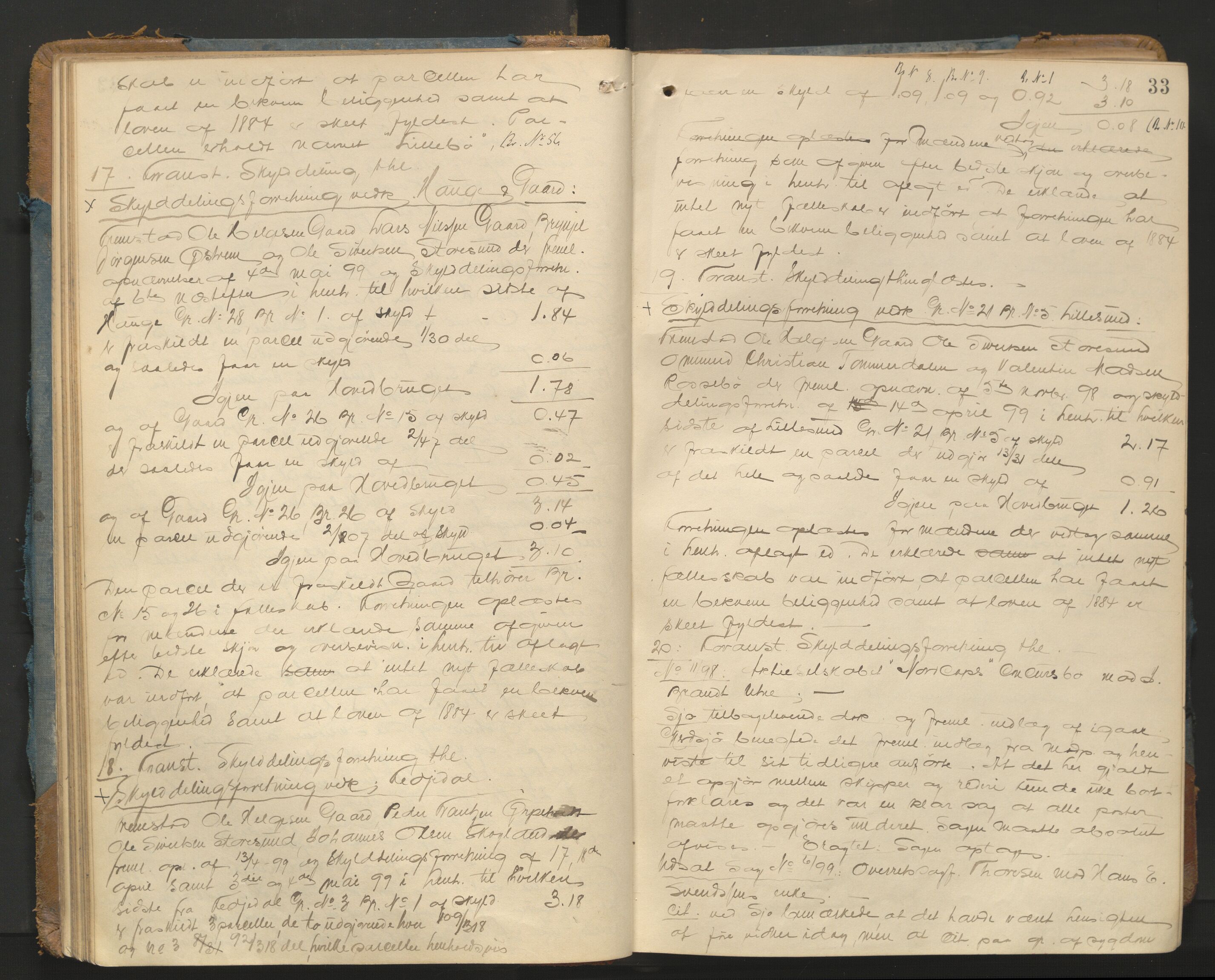Karmsund sorenskriveri, AV/SAST-A-100311/01/I/IA/IAB/L0011: TINGBOK, 1898-1903, p. 32b-33a
