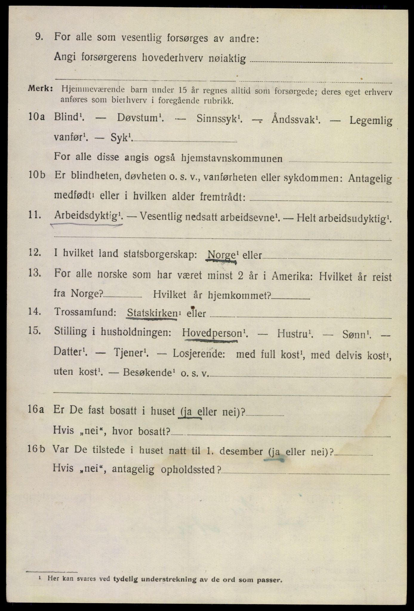 SAKO, 1920 census for Stokke, 1920, p. 9293