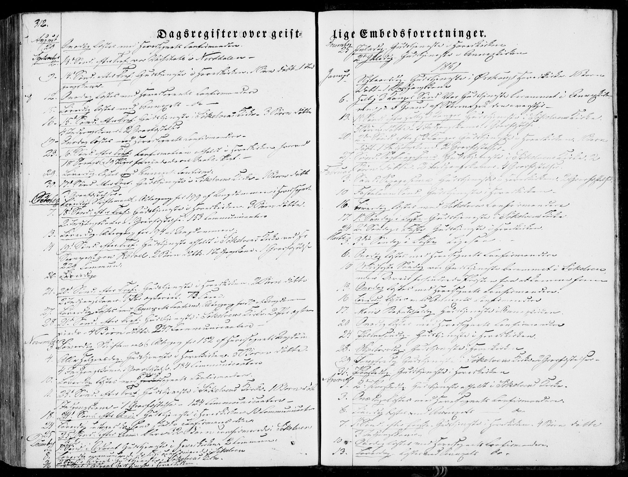 Ministerialprotokoller, klokkerbøker og fødselsregistre - Møre og Romsdal, SAT/A-1454/522/L0313: Parish register (official) no. 522A08, 1852-1862, p. 312